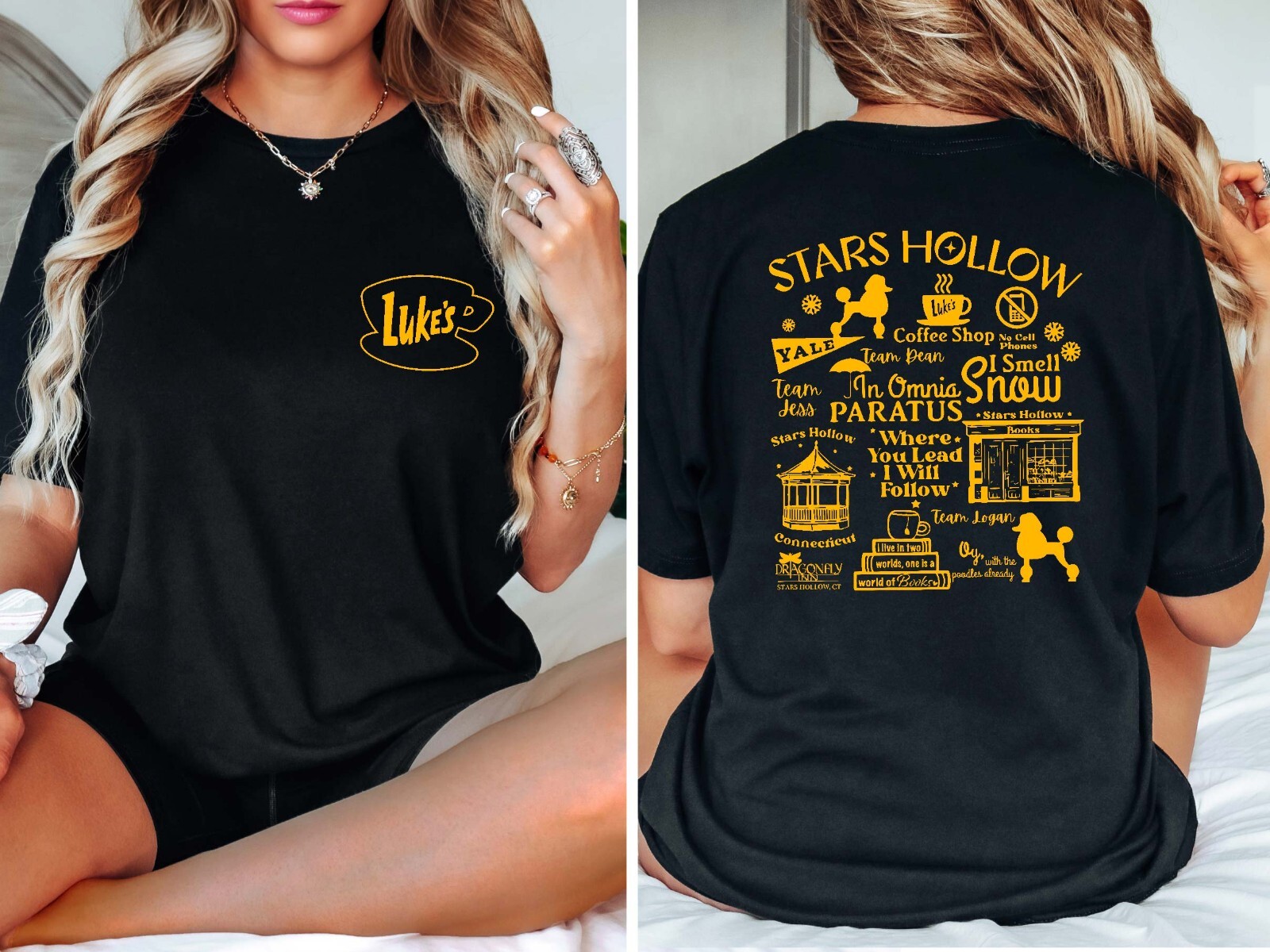 Retro Luke’s Diner T shirt, Welcome to Stars Hollow Comfort Colors Shirt
