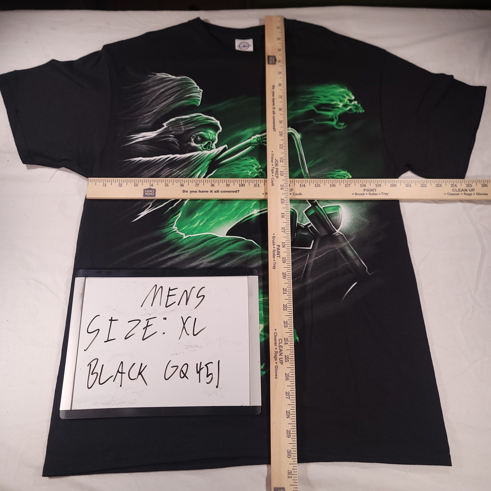Delta Spirits Skull Graphic Short Sleeve Crew Neck T Shirt Mens Size XL Black
