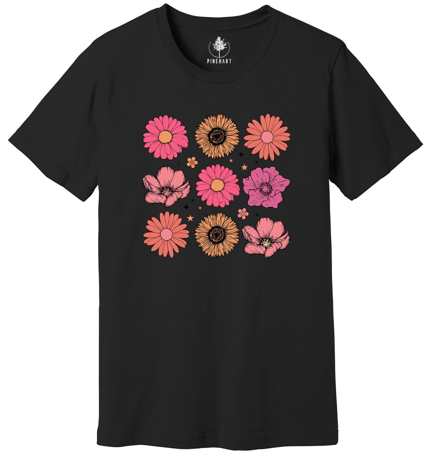 Wildflower Tshirt, Wild Flowers Shirt, Floral Tshirt, Flower Shirt, Gift for Wom