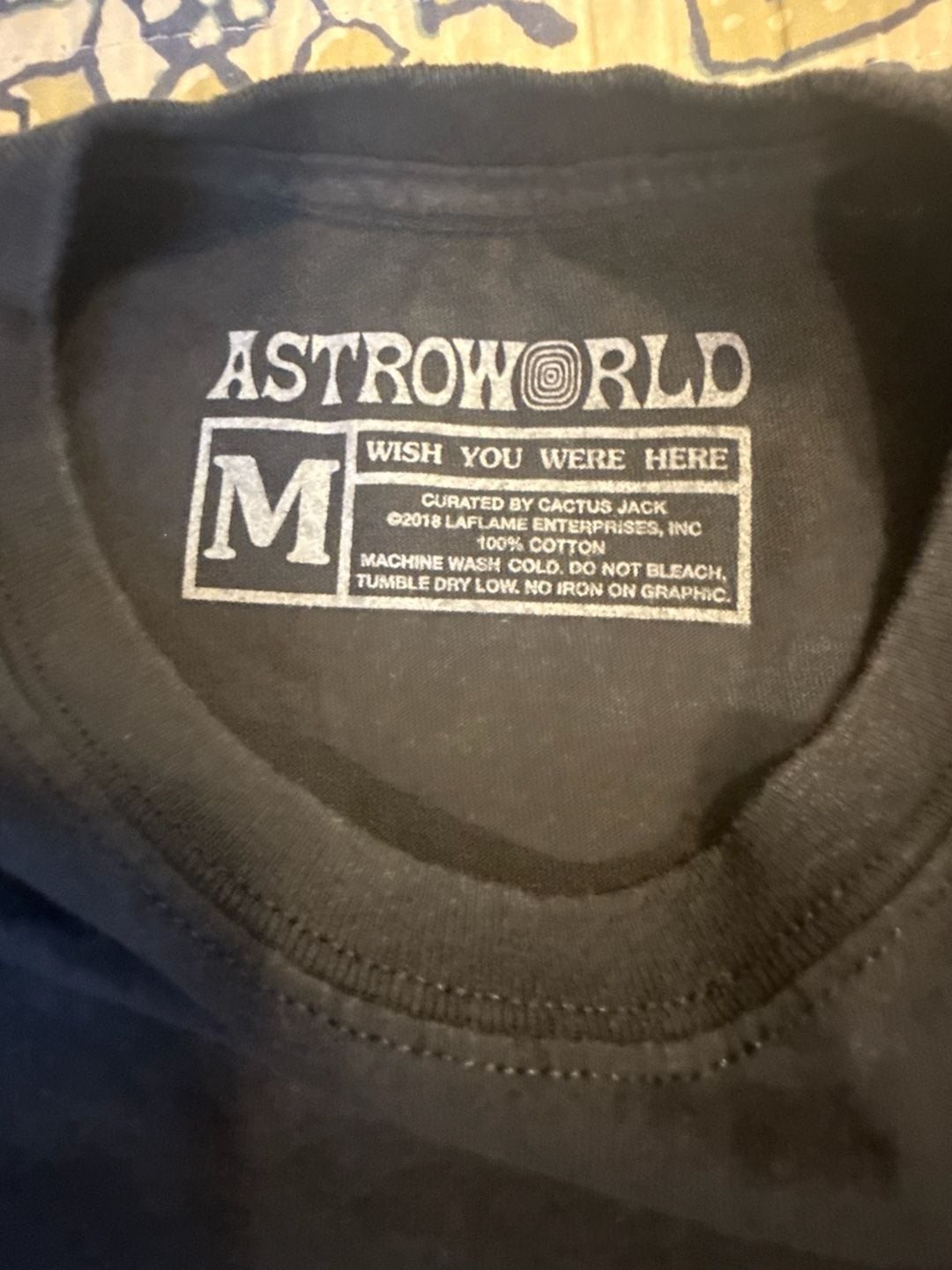 Travis Scott Astroworld Look Mom I Can Fly 2018 Houston Festival Tee
