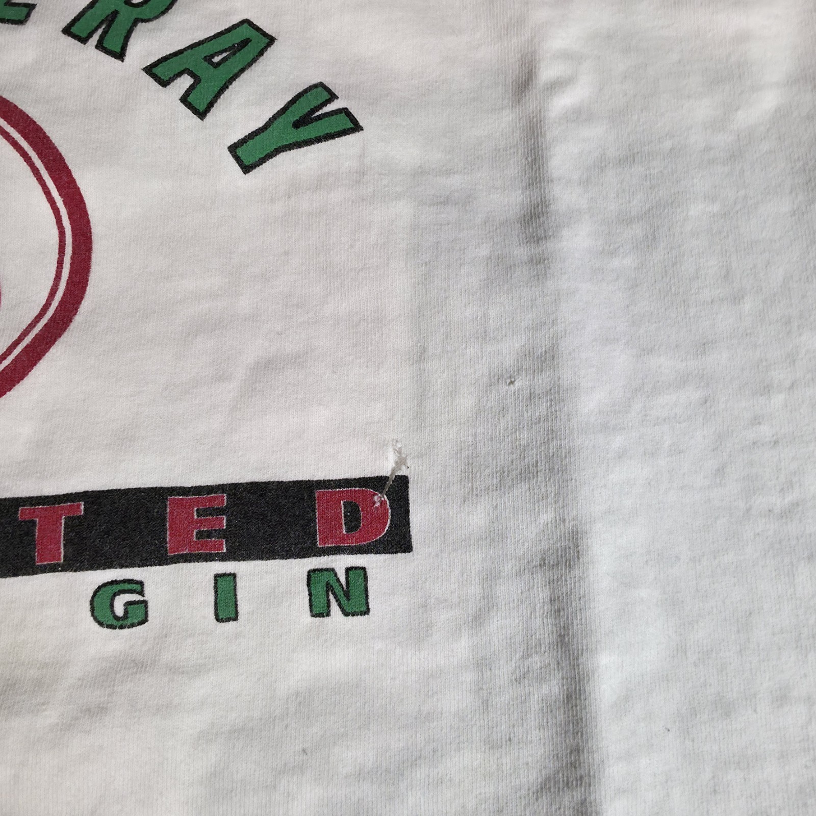 Vintage Tanqueray Imported English Gin T Shirt White XL Jerzees 90s Y2K