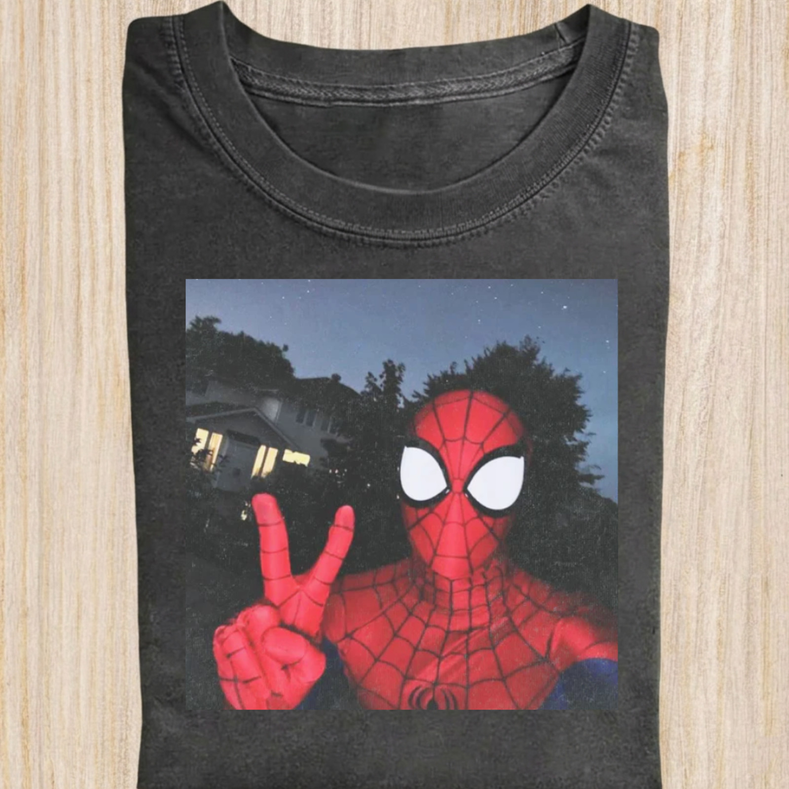 Spiderman Selfie Shirt, Spider Man Superhero Characters 2026 Graphic Tee