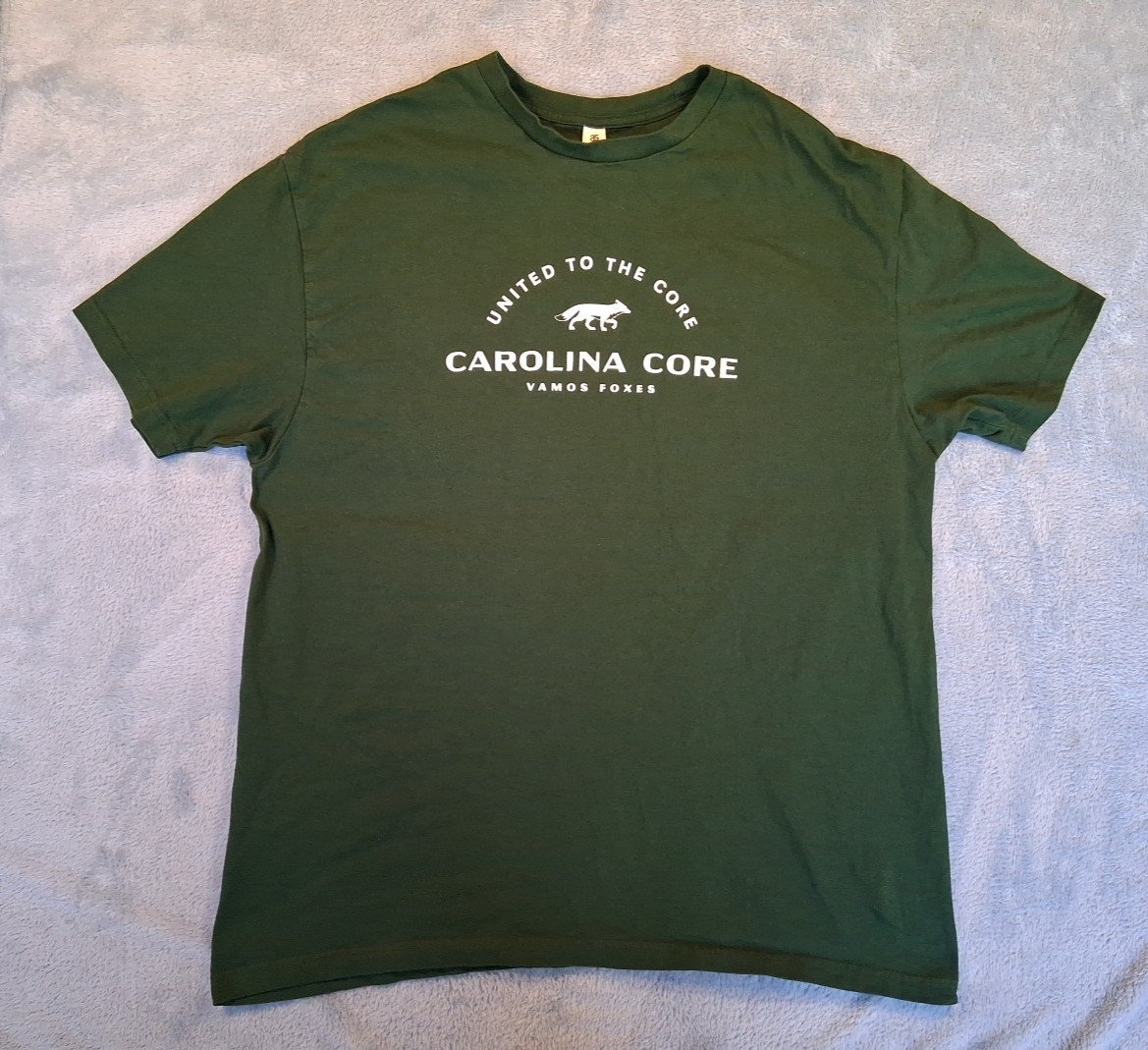 AS Colour Block Green Graphic Short Sleeve T-Shirt United the Core Carolina XL