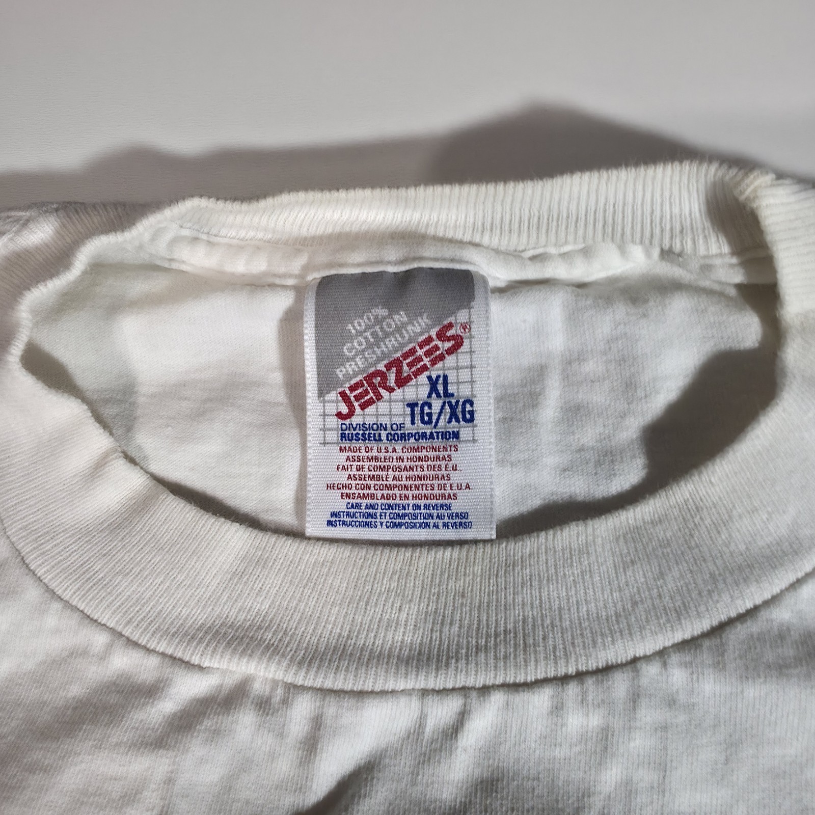 Vintage Tanqueray Imported English Gin T Shirt White XL Jerzees 90s Y2K