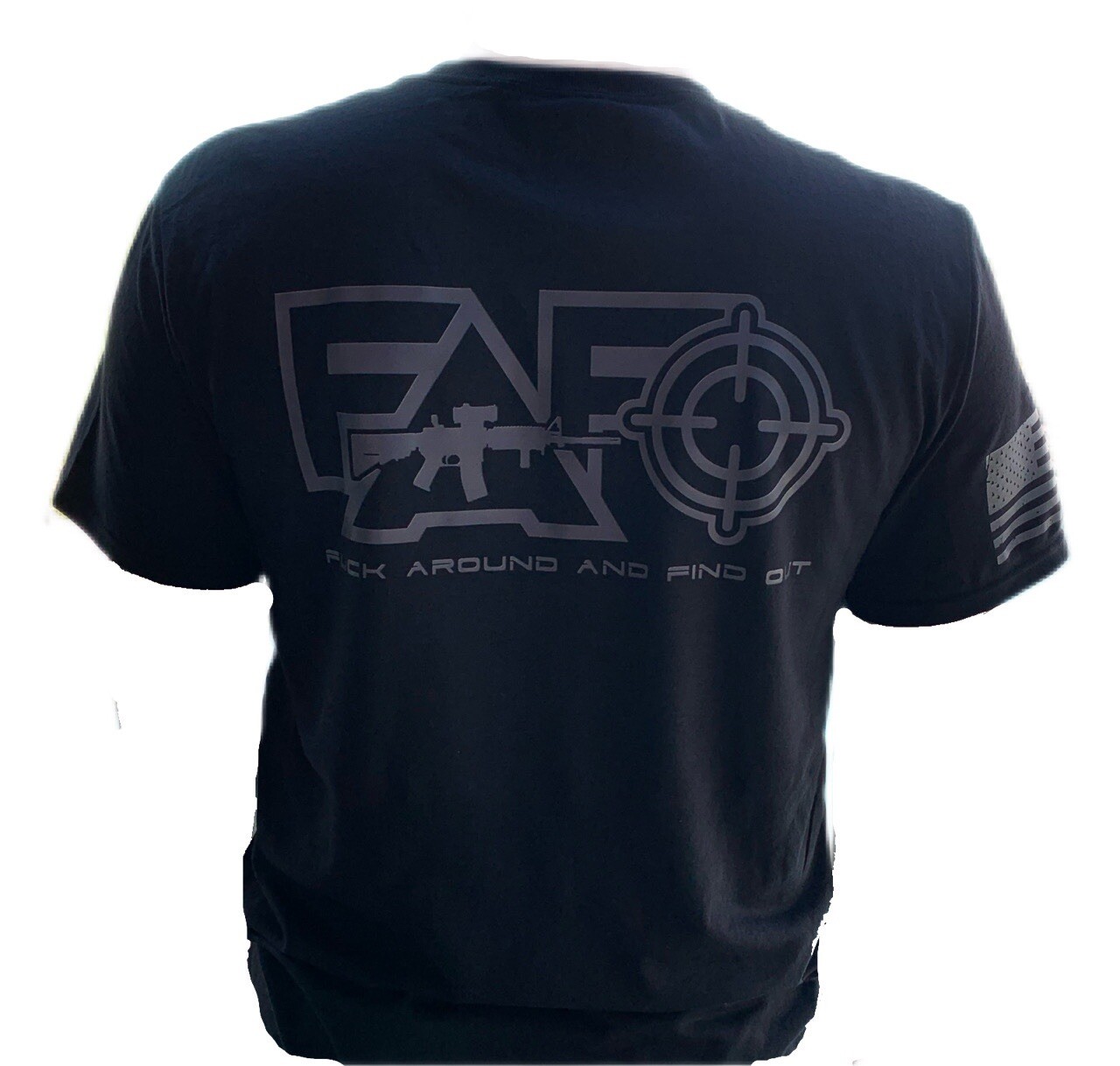 Next Level 6210 FAFO Patriot Style T-Shirt AR15 American Flag NL6210 Size XL