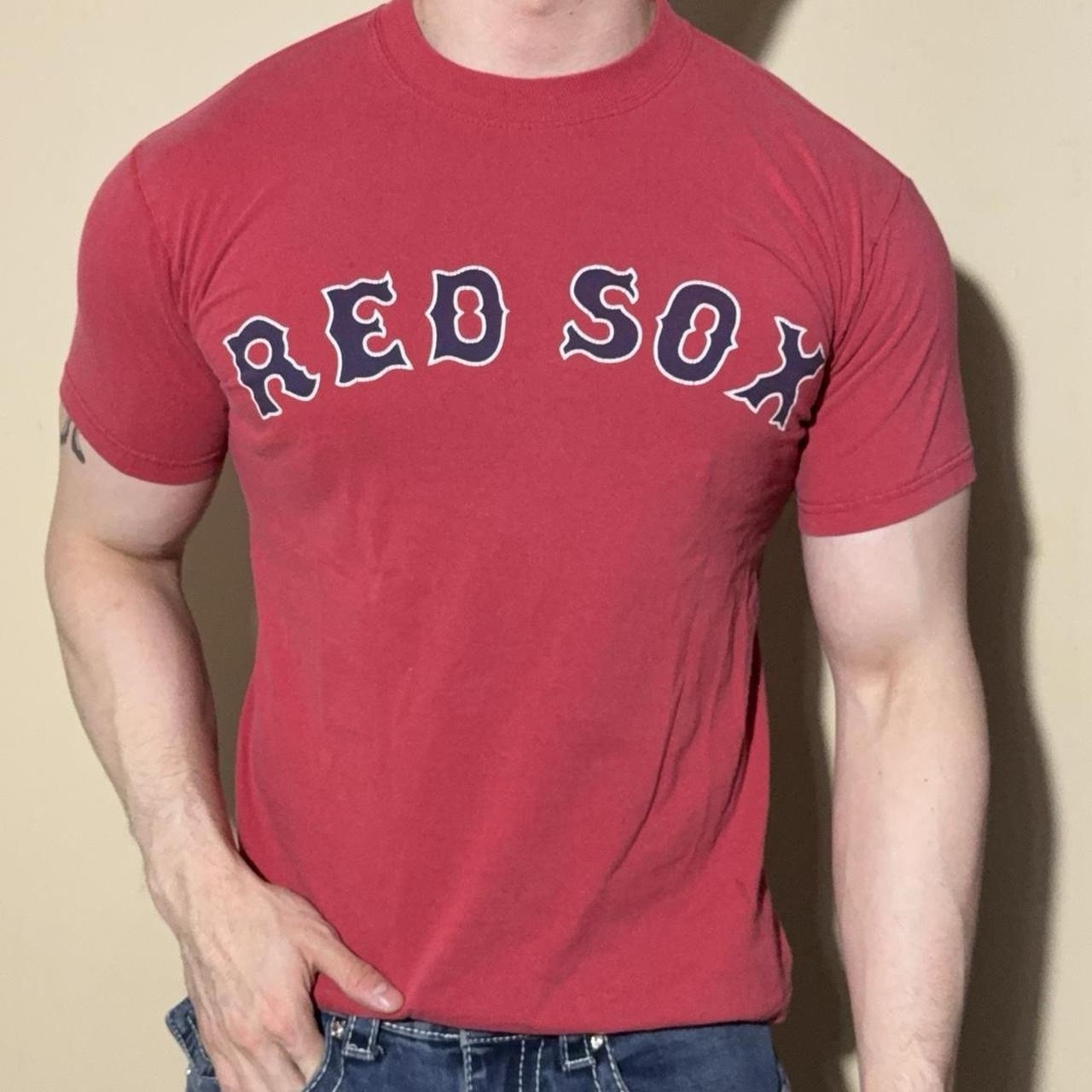 Vintage 1990s Red Sox Tshirt With Matsuzaka Name On Back