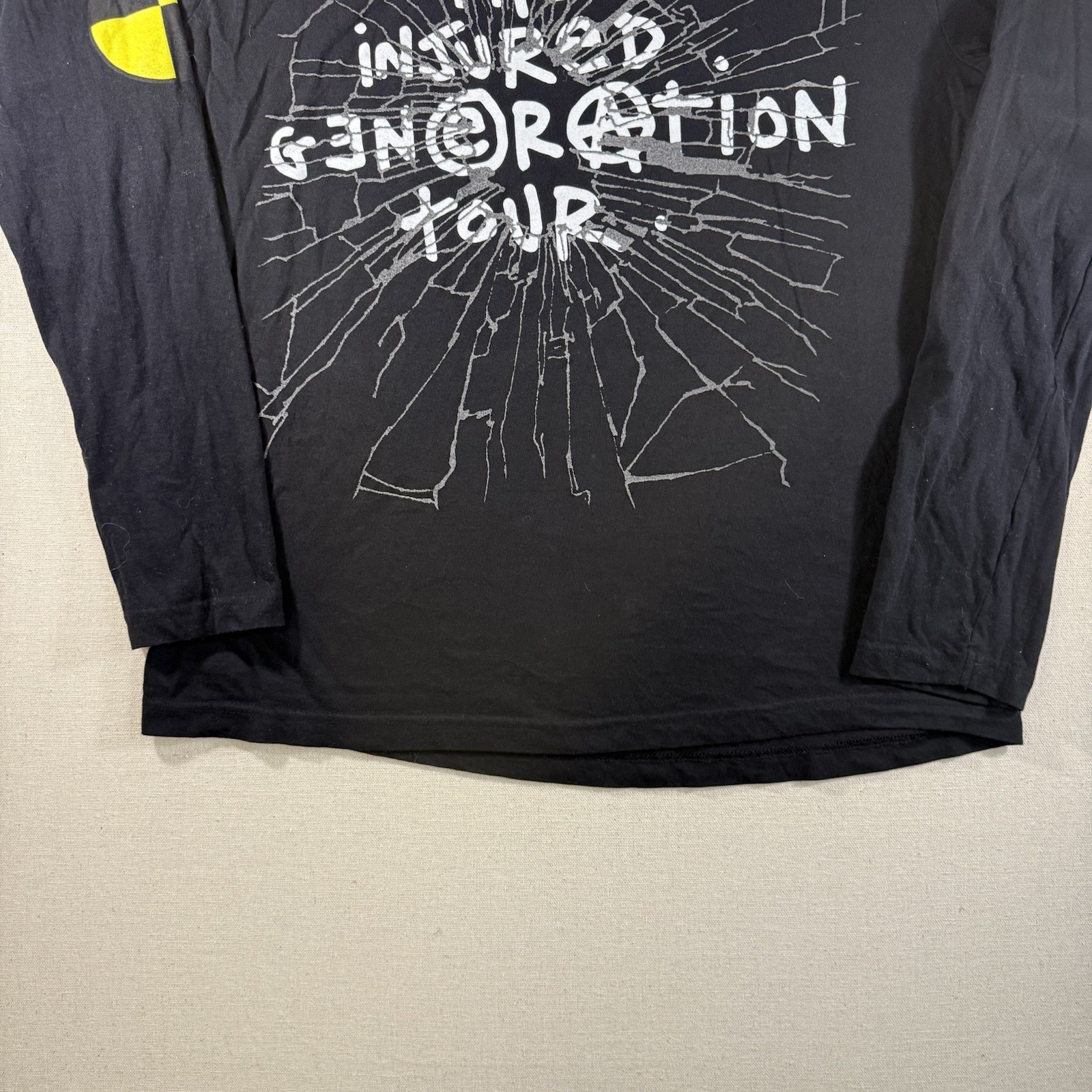 ASAP Rocky Injured Generation Tour Shirt Mens Sz L Double Sided Rap Music 2019