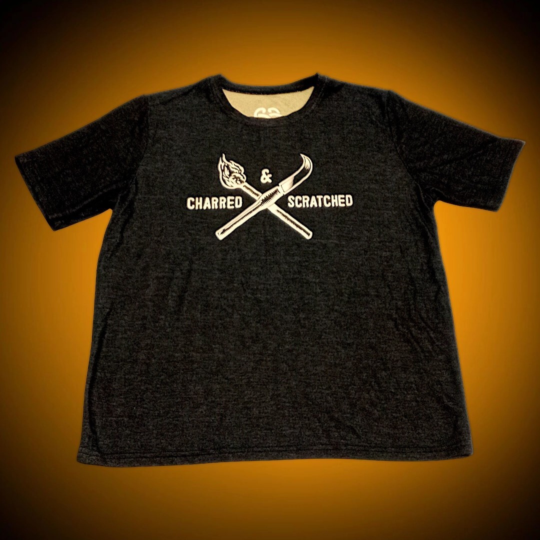 Dewar’s High-End Gold & Black SS Reversible Crew Neck Luxury Knit Shirt M-L-XL