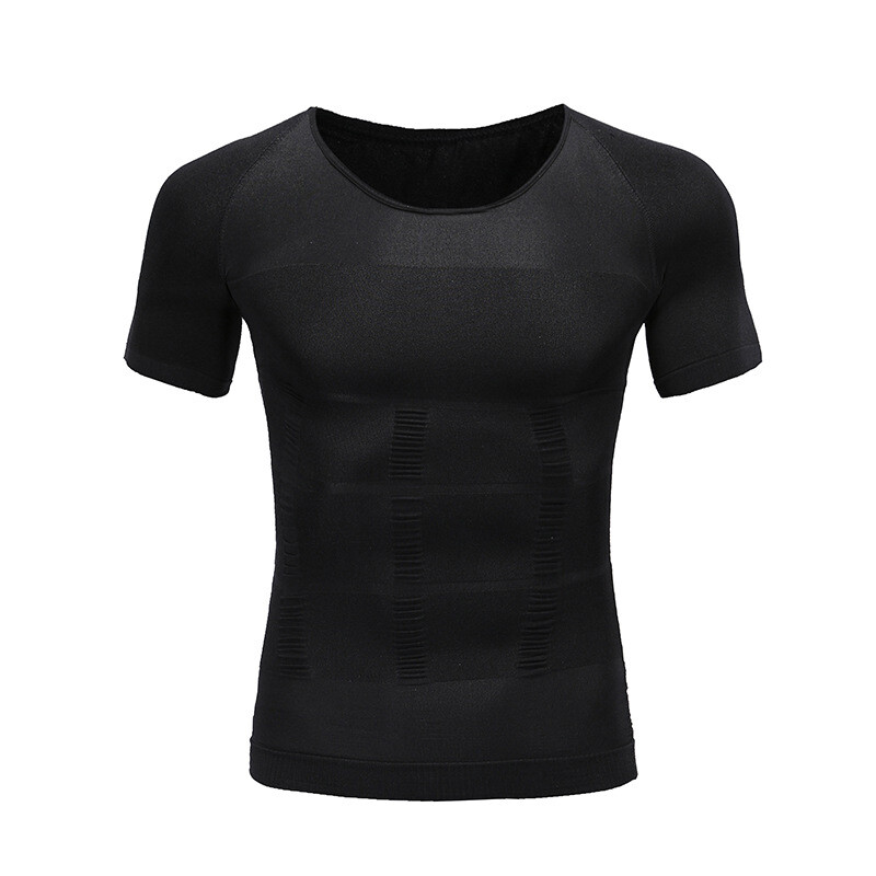 Men Body Slimming Tummy Shaper Underwear shapewear Waist Girdle T-Shirt Vest US