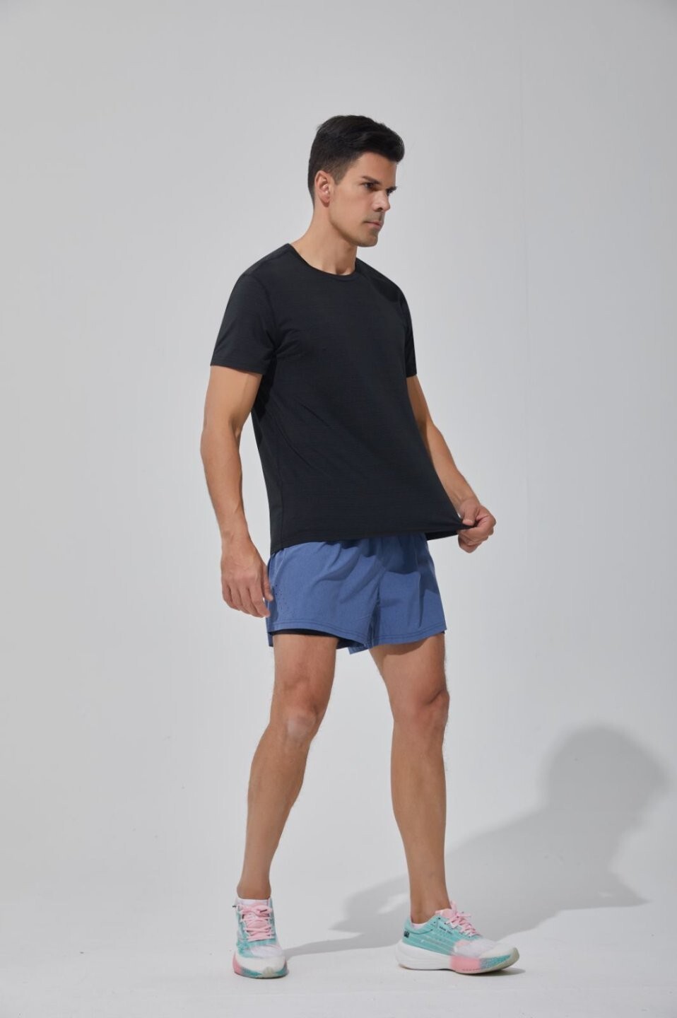 Men’s Short Sleeve UPF 50+ Sun Protection Shirts Quick Dry Rashguard Gym Shirt