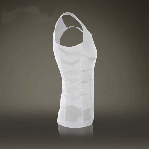 Men Body Shaper Slimming Tummy Vest Compression Shirt Tank Faja camisa de hombre