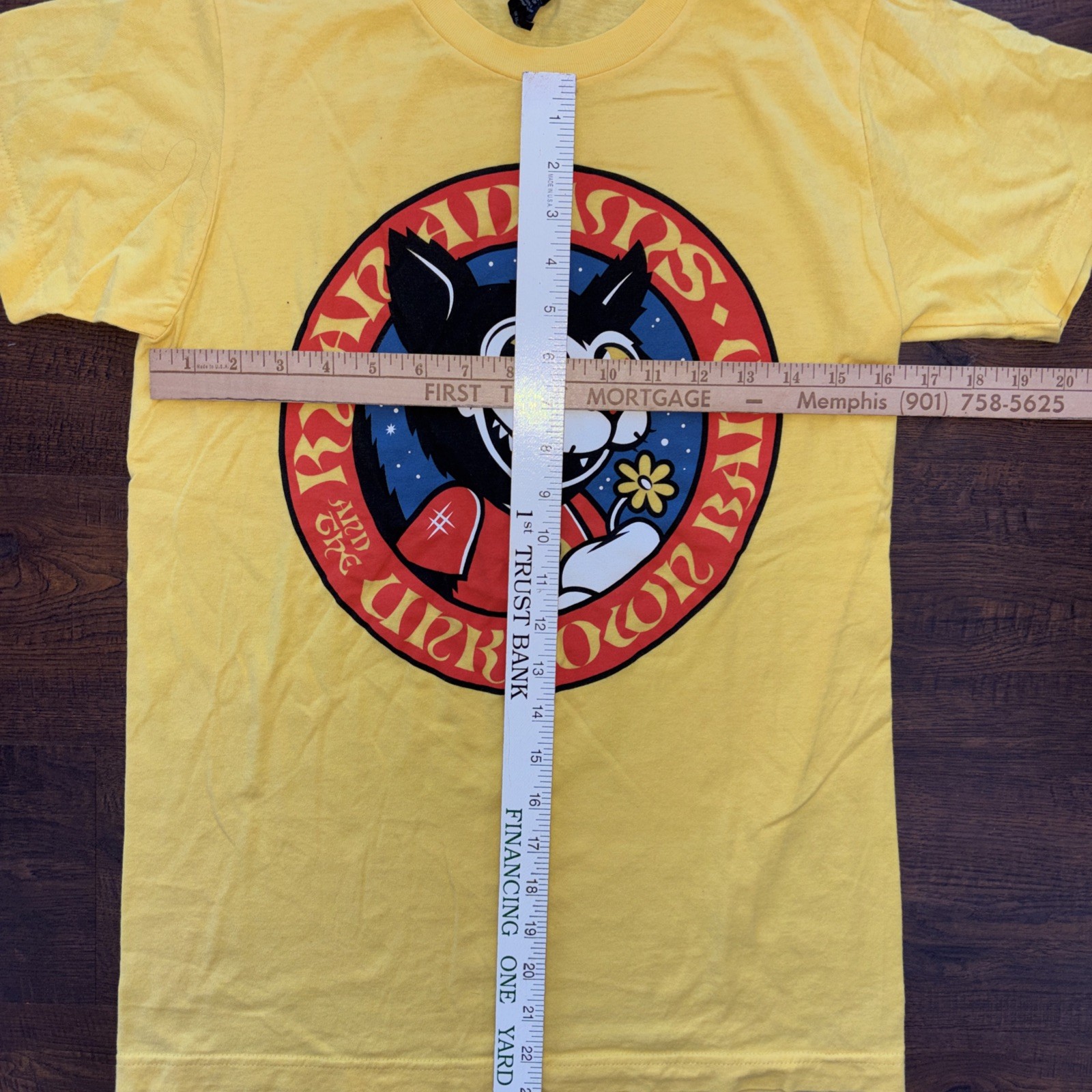 Ryan Adams And The Unknown Band Concert T Shirt Men’s Small Yellow