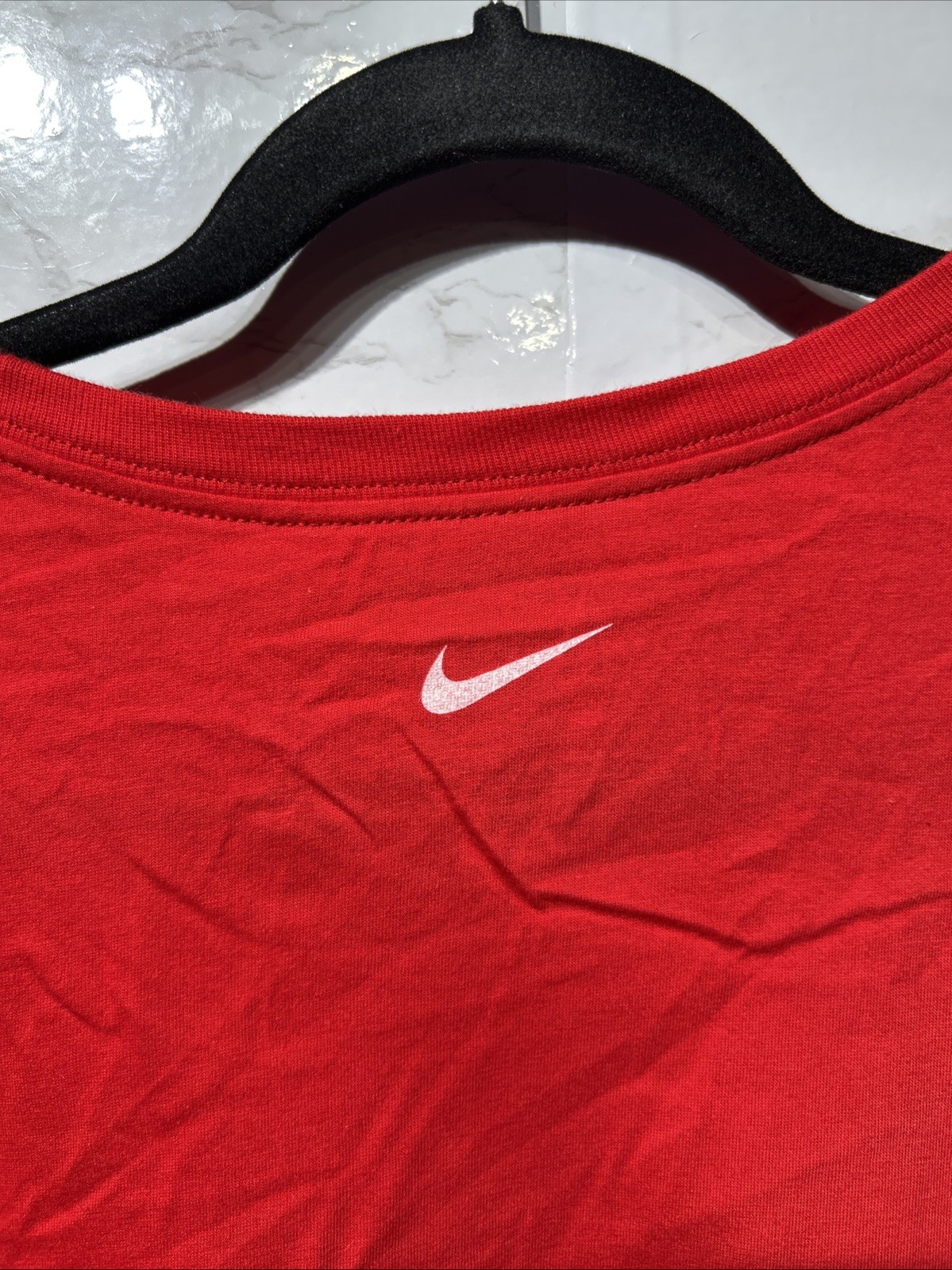 The Original Nike Core Tee Men Athletic Cut Short Sleeve Shirt Red Sz Medium New