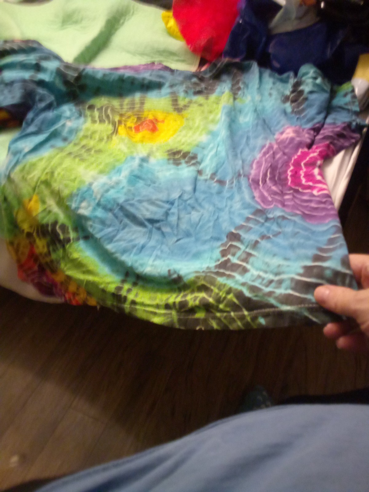 Flying V Guitar Tye-Dye T-shirt