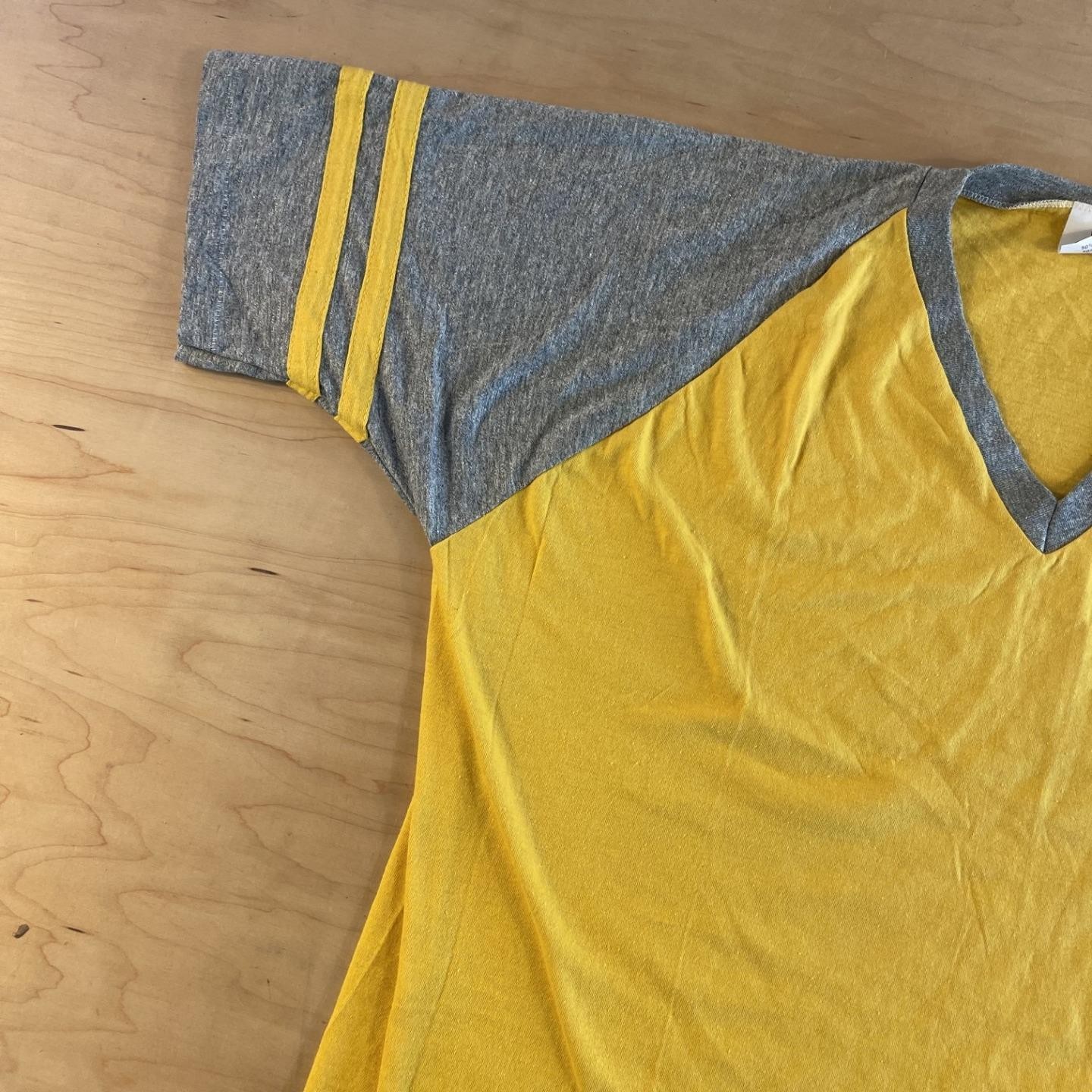 VTG Mid-80s JVC Video/Audio Tape Raglan Short Sleeve Baseball Tee Size 2 XL HTF