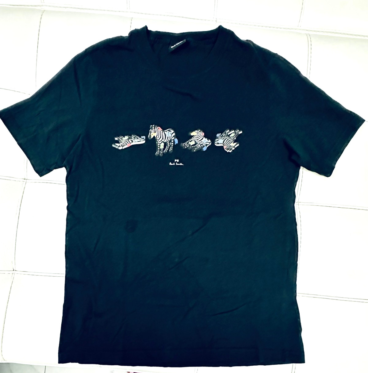 PS Paul Smith Zebra Line Organic Cotton Jersey T-Shirt M: YOUR CHOICE Design