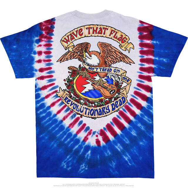 GRATEFUL DEAD-REVOLUTIONARY DEAD-2 SDD TIE DYE T-SHIRT S-M-L-XL-2X Garcia,Lesh