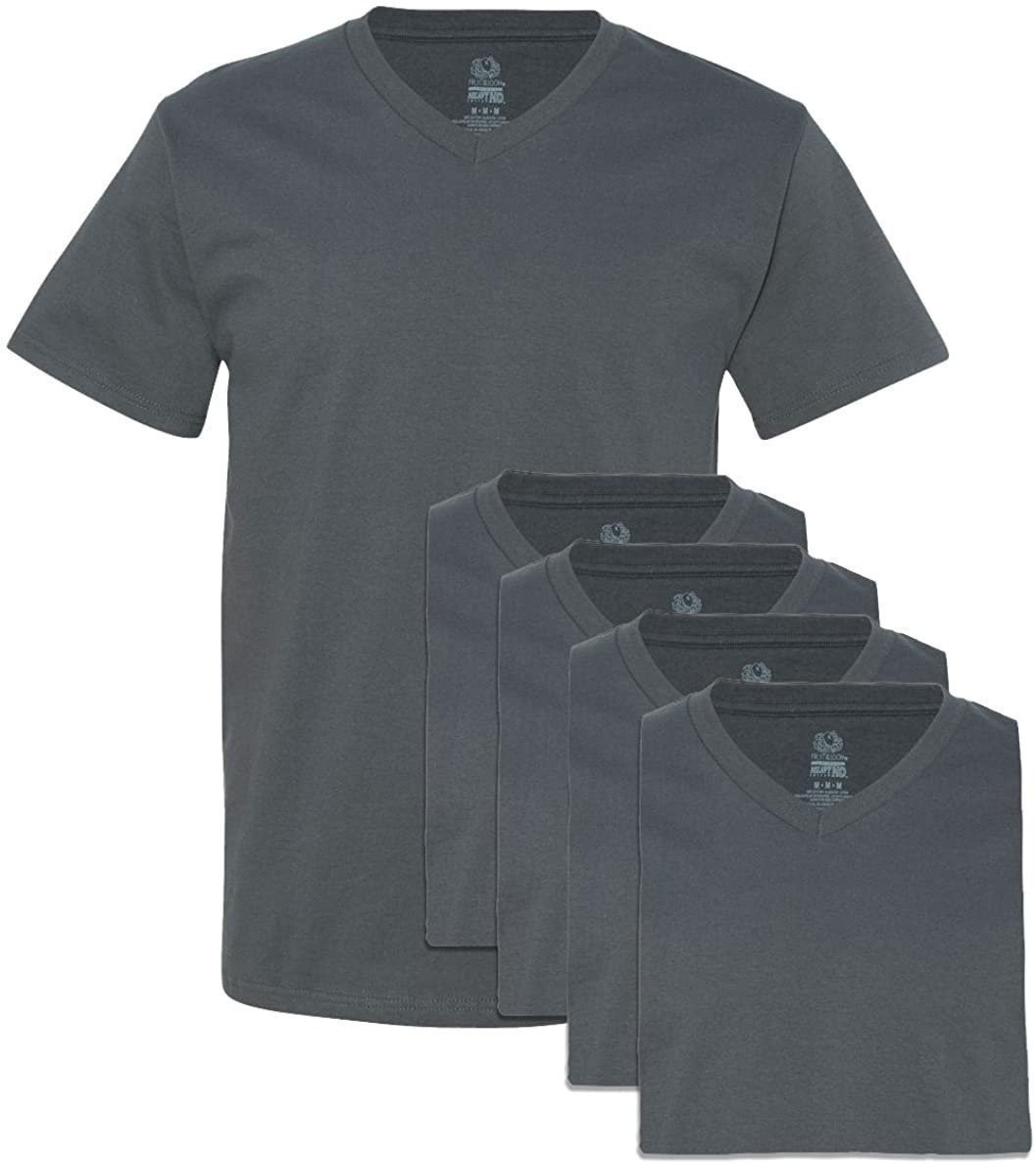 Fruit of the Loom Men’s V-Neck Tee (Pack of 5) MANY COLORS AVAILABLE