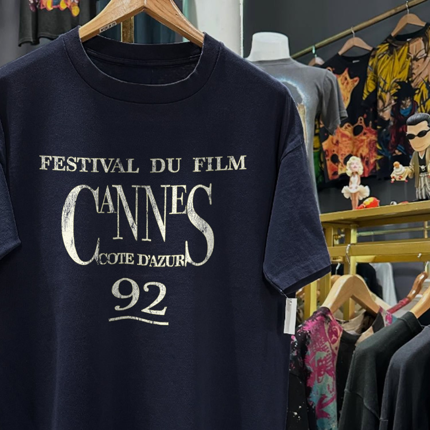 1992 Cannes Film Festival Classic T-Shirt Black L