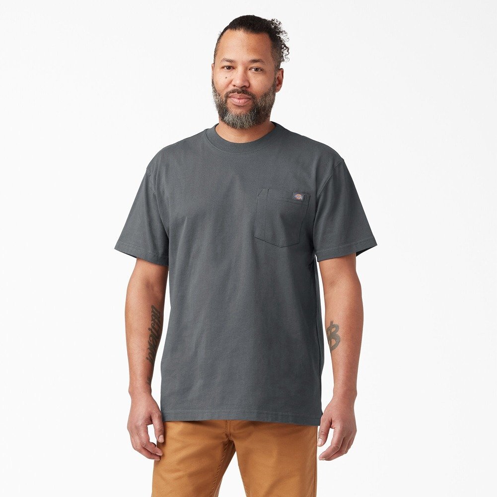 Dickies Men’s T-Shirt Short Sleeve Heavyweight Pocket Relaxed Fit T-Shirt