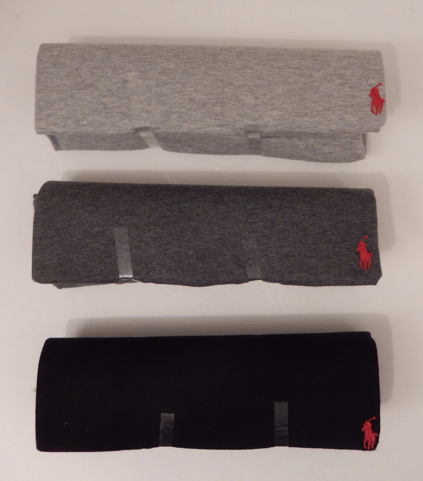 3 POLO RALPH LAUREN S M L XL 2XL COTTON BLACK WHITE GRAY BLUE CREW NECK T SHIRTS