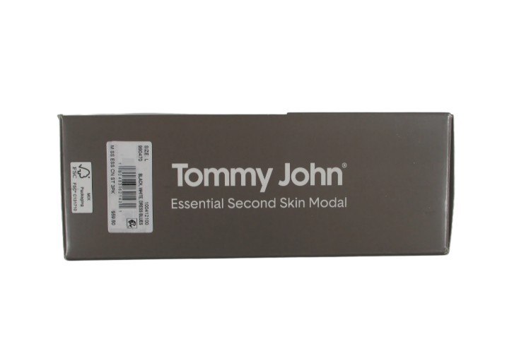3 PACK TOMMY JOHN WHITE BLACK SECOND SKIN MODAL CREW NECK STAY TUCKED UNDERSHIRT