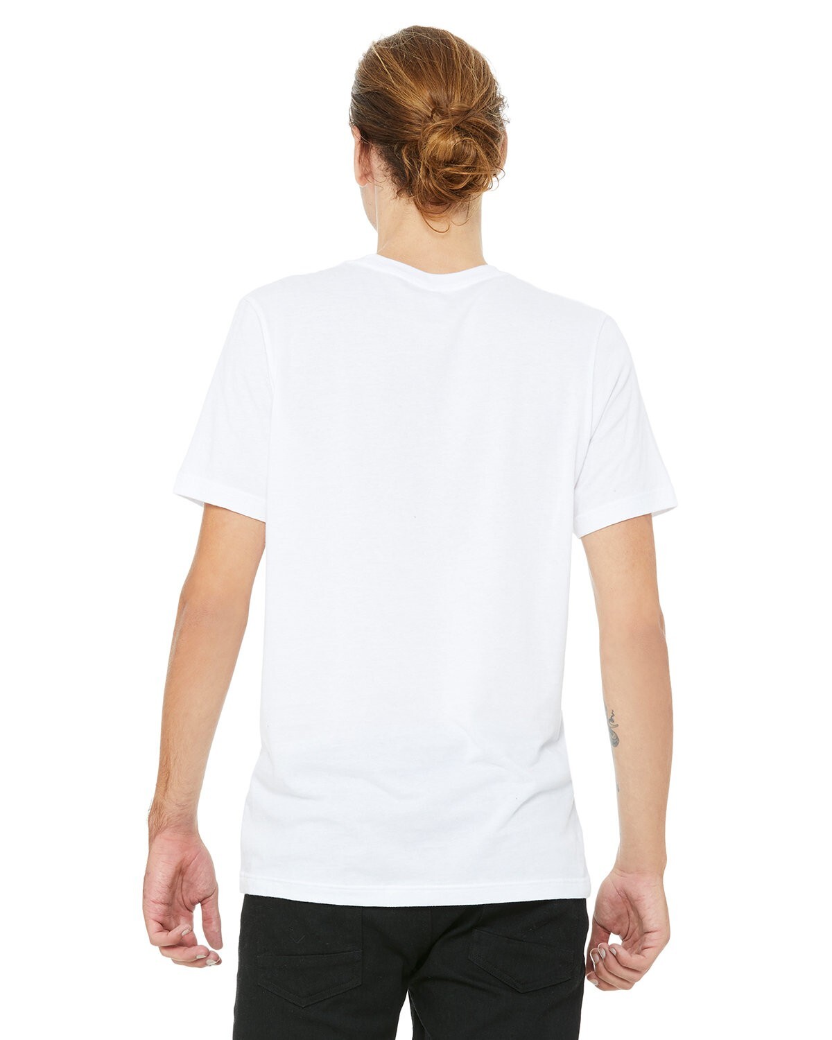 Bella + Canvas 3001C 2XL White Cotton Jersey Tee Unisex Tshirt