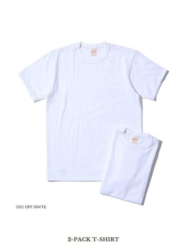 Whitesville 2-PACK T-SHIRT Made in Japan Toyo enterprise New WV73544