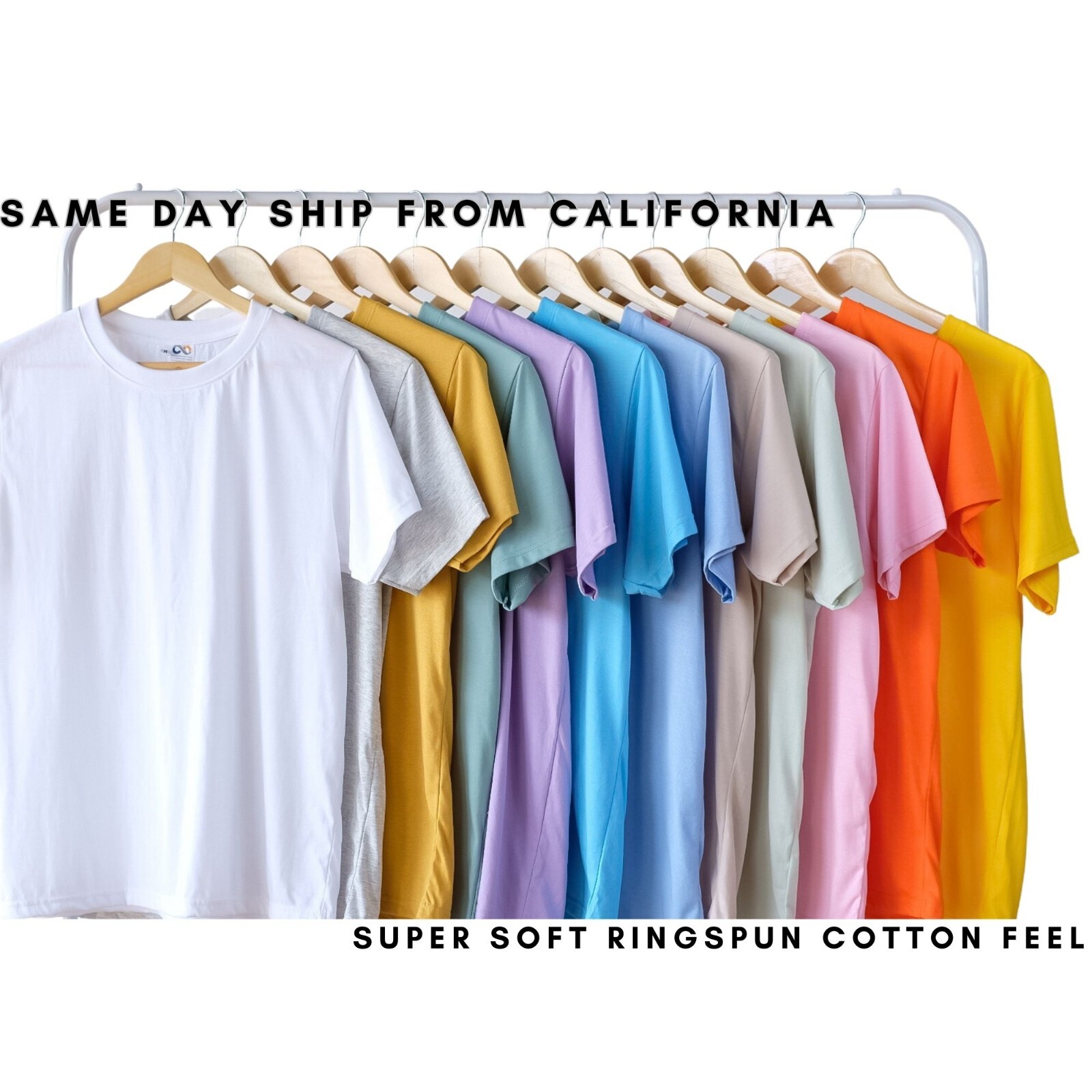 80/20 Polyester Adult Crew Neck Short Sleeves T-Shirt, Colored Sublimation Shirt