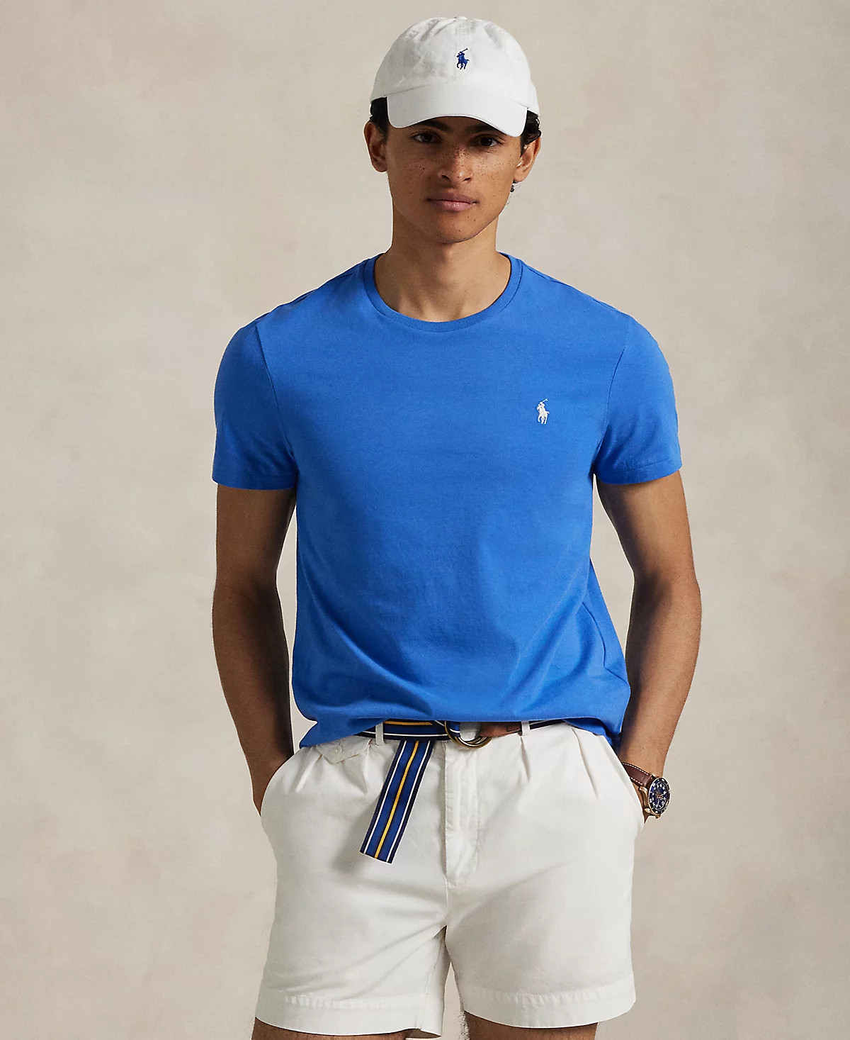Polo Ralph Lauren Mens T shirt Classic Fit Short Sleeve Solid Colors Tee