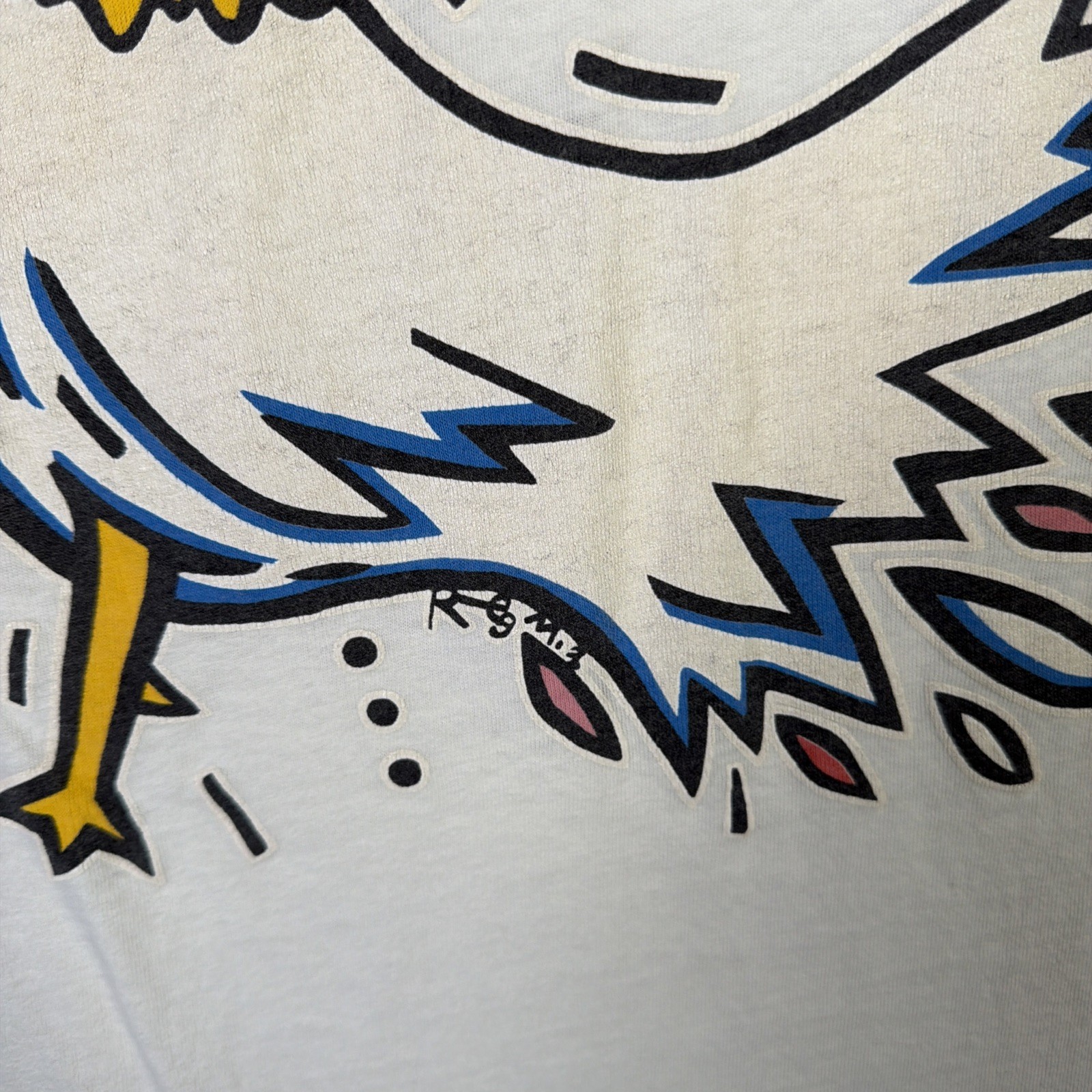 Vintage Mambo Shirt Mens XL White 90s Australia Violent Hens Band Tee Parody