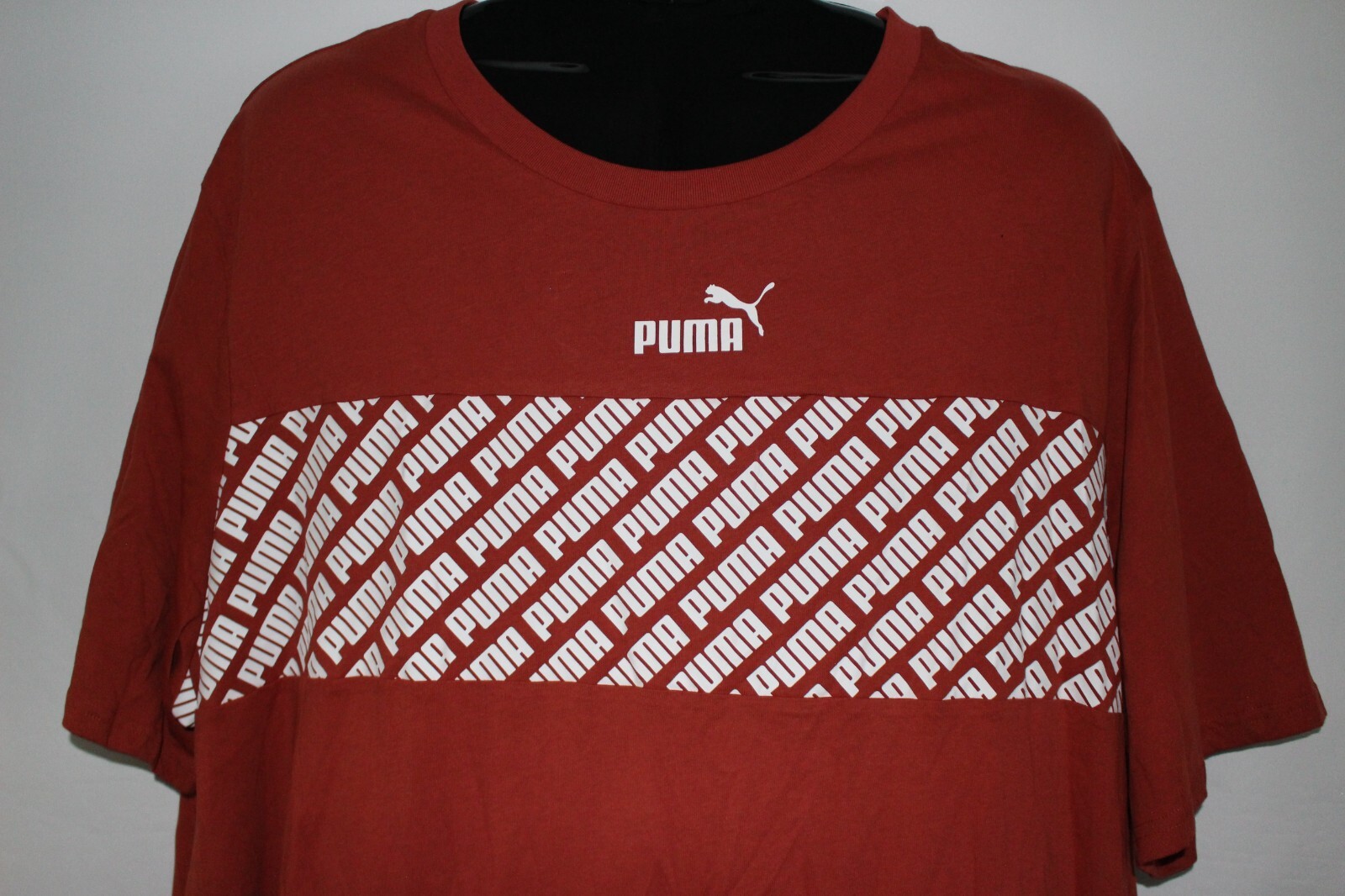 PUMA BURNT ORANGE S/S T-SHIRT SZ:4XL 4X NWT