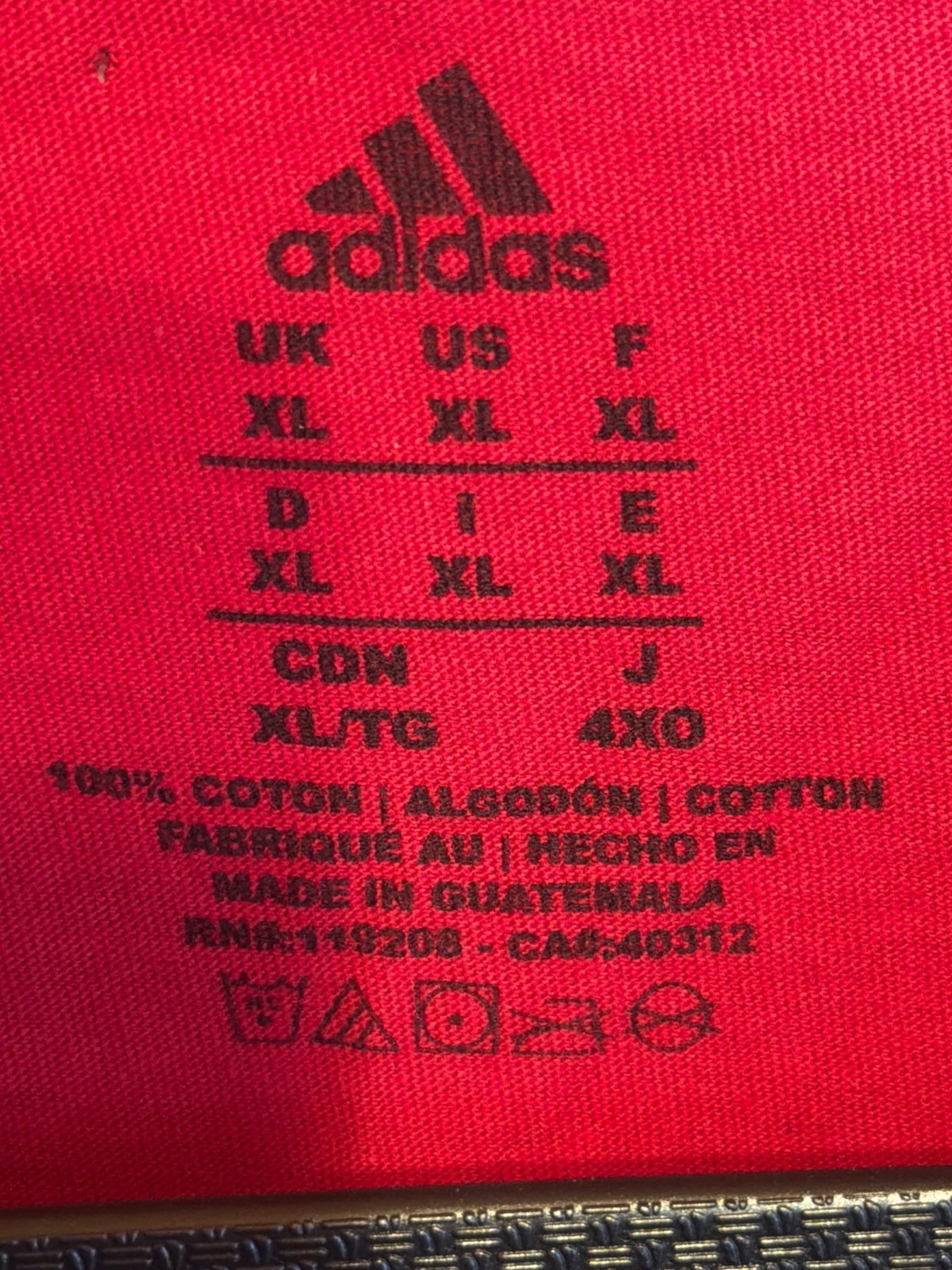 Adidas Real Salt Lake Red T-Shirt XL Short Sleeve Graphic Tee Soccer Fan Apparel
