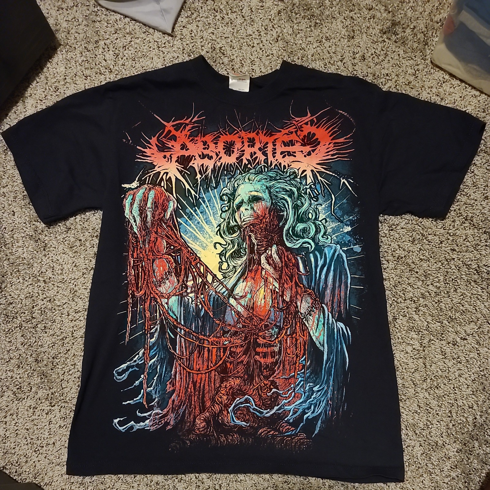 Aborted Medium M Death Metal T Shirt DeathCore Death Core. Ingested Disentomb