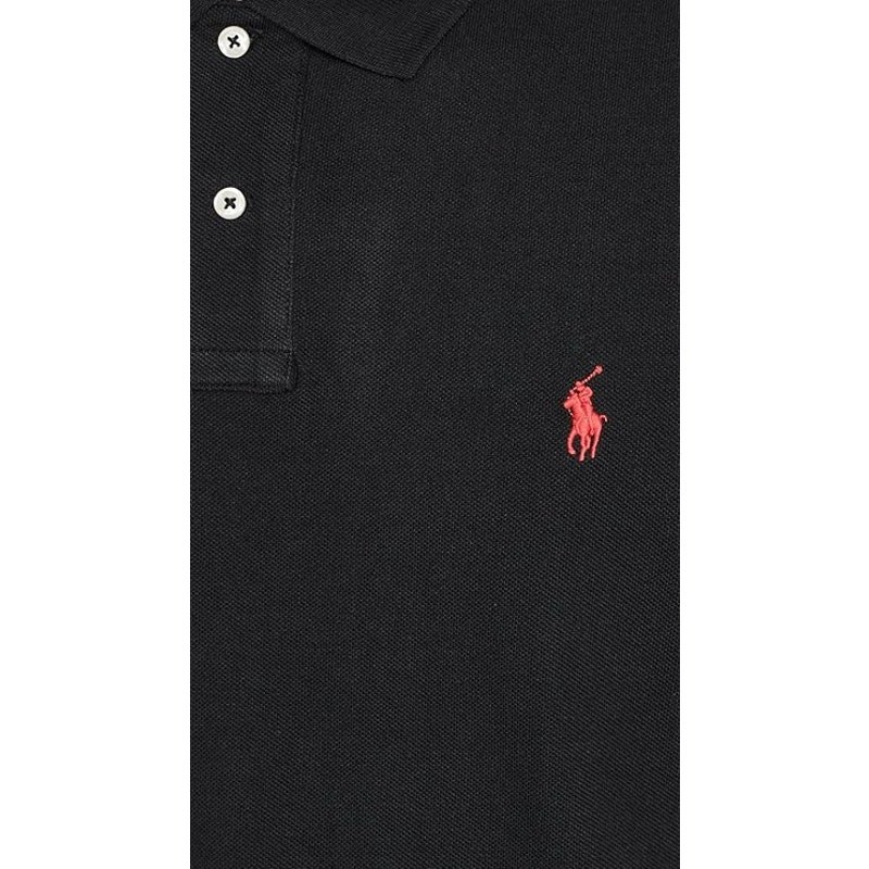 NWT Ralph by Ralph Lauren Men’s Classic Fit Iconic Mesh Polo, Black, XL