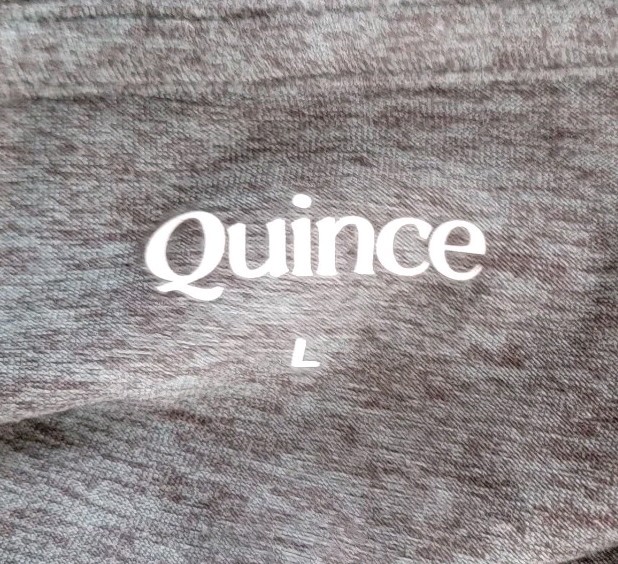 Quince Mens Hoodie Flowknit Performance Pullover Shirt Size Large Heather Green