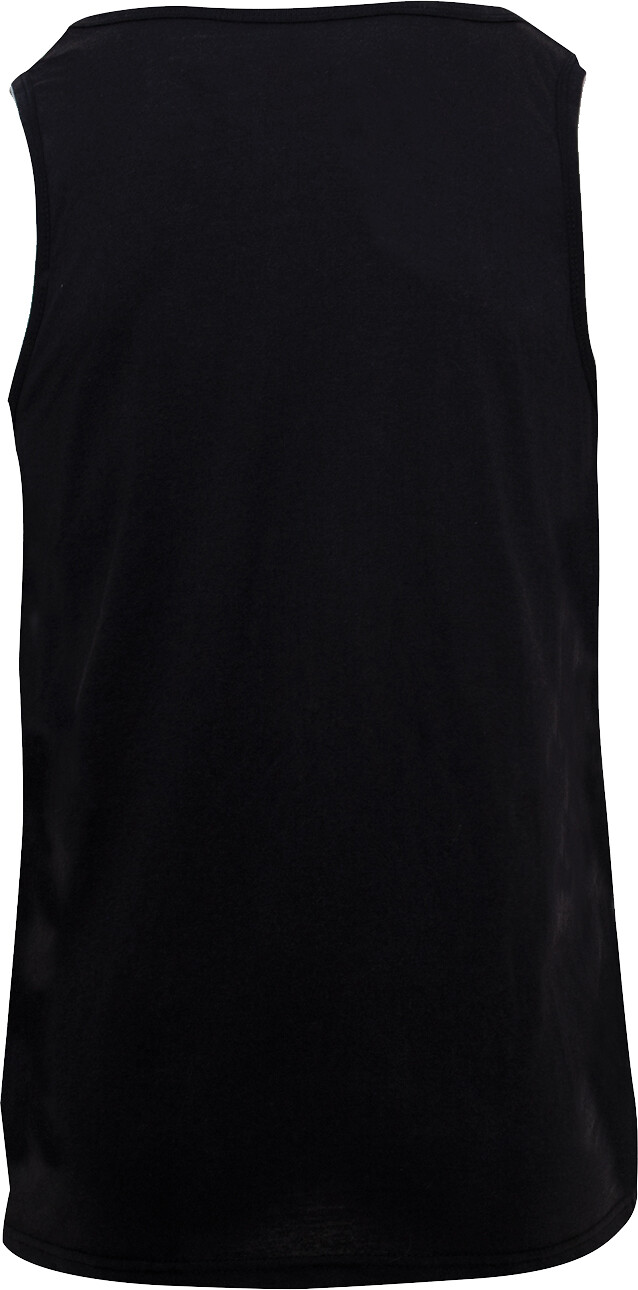 Black Tank Top Sleeveless Muscle Tee Distressed U.S. Flag T-Shirt