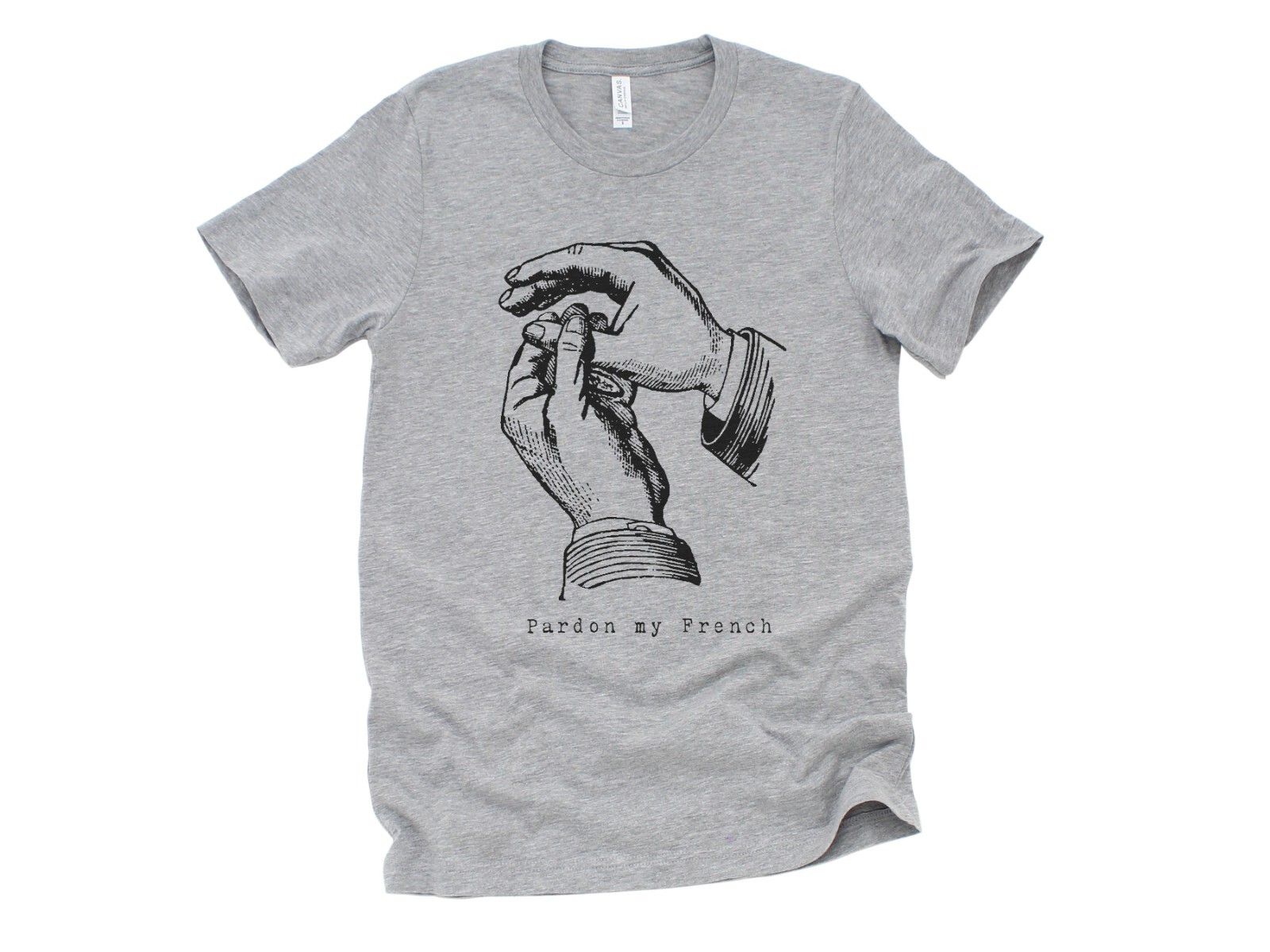 Magician French Drop Shirt Pardon My French Coin Magic Funny Hoffmann Modern