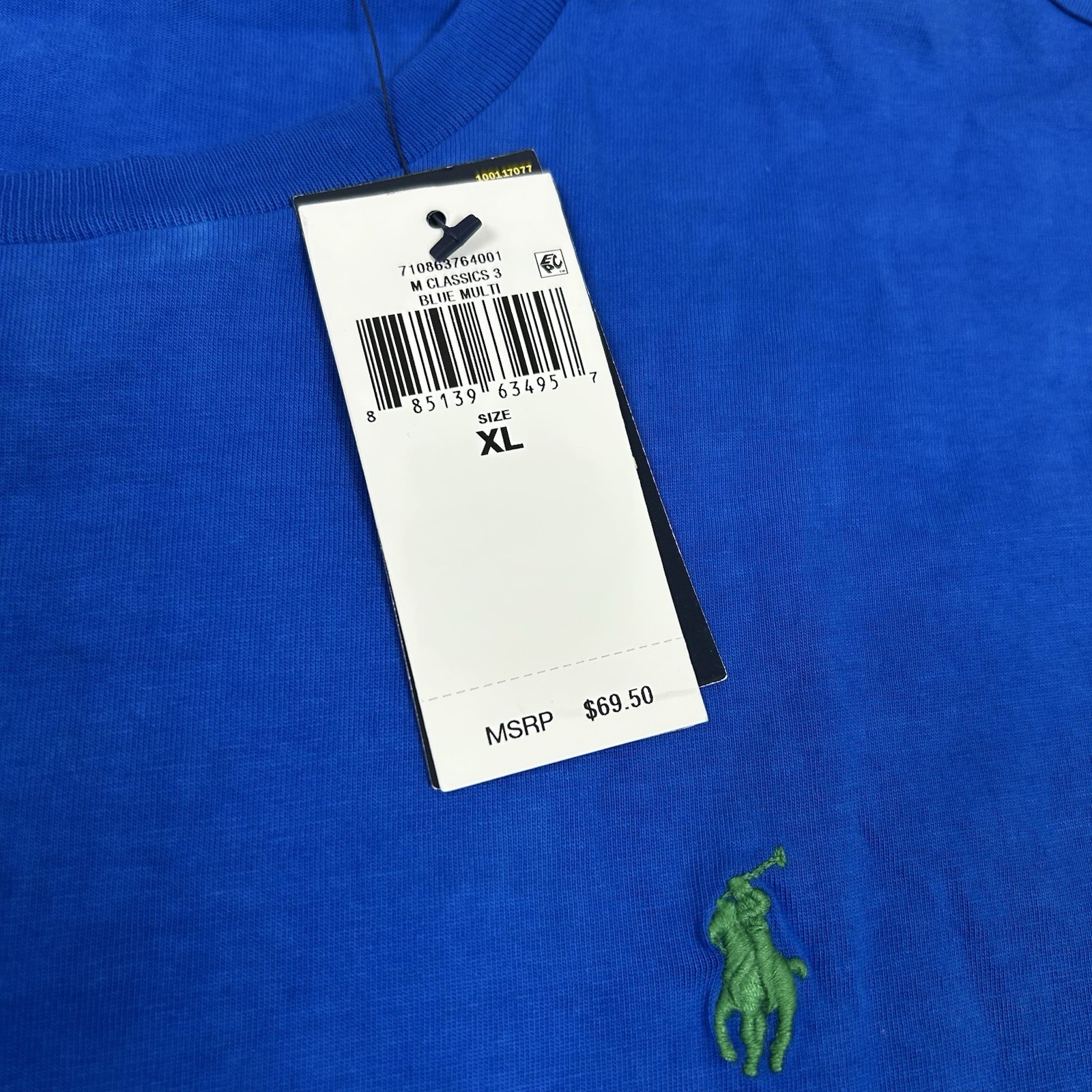 Polo Ralph Lauren Multi-Color Ombre Print T-Shirt Mens Size XL Short Sleeve $69