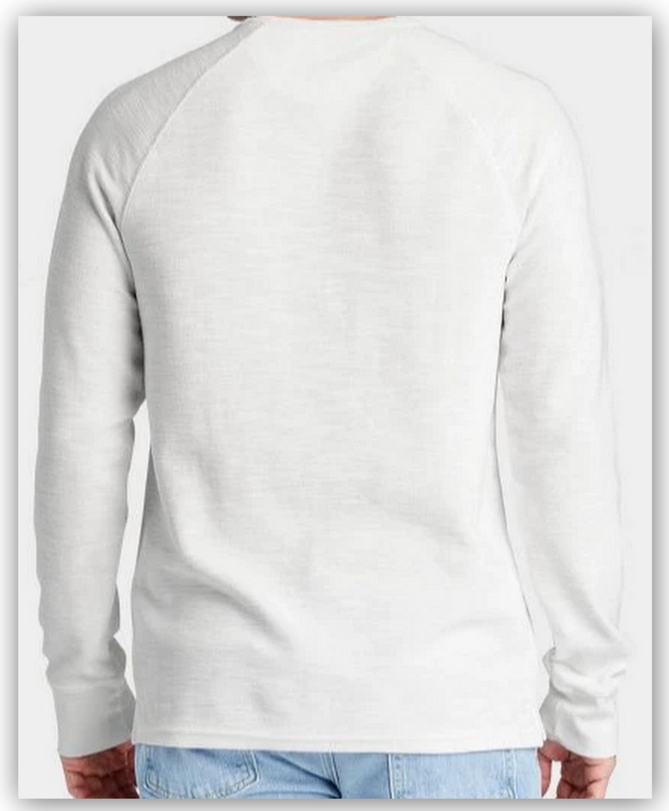 Men’s Long Sleeve TEXTURED PULLOVER Shirts Crewneck Goodfellow