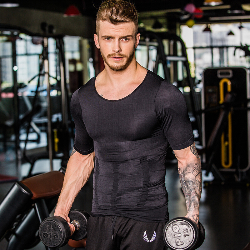CGTFY Gynecomastia Compression Tank Top Men Classic Athletic Body Shaper Vest US