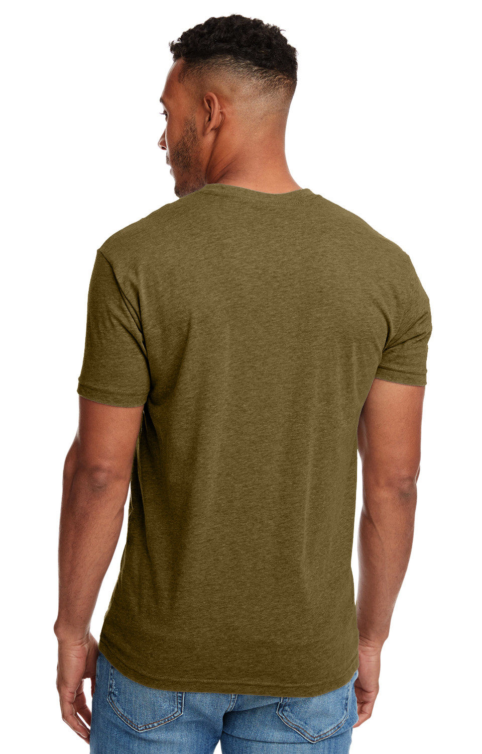 Marky G N6210 2-Pack Men’s CVC Crew-Neck Short Sleeve T-Shirt Military Green XS