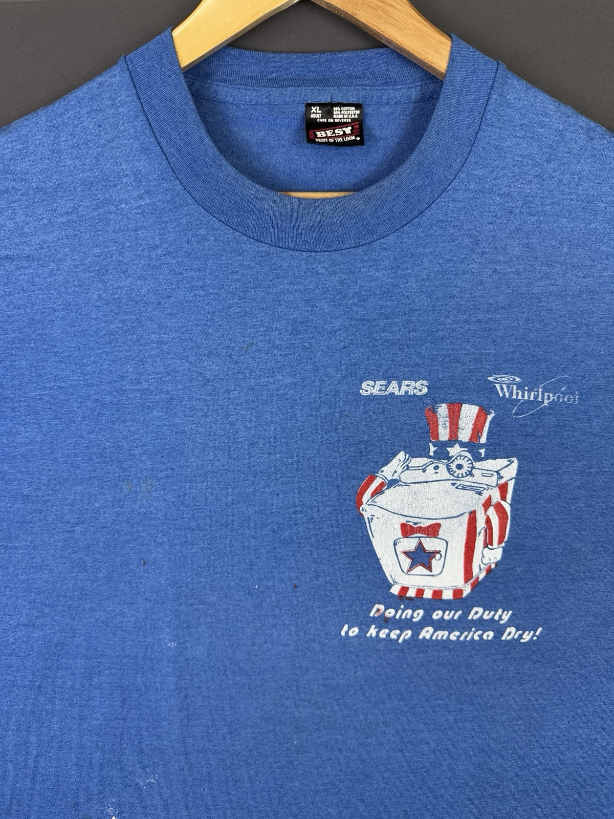 Vintage 90’s Sears Whirlpool Washing Machine Promo Doing Our Duty America Day