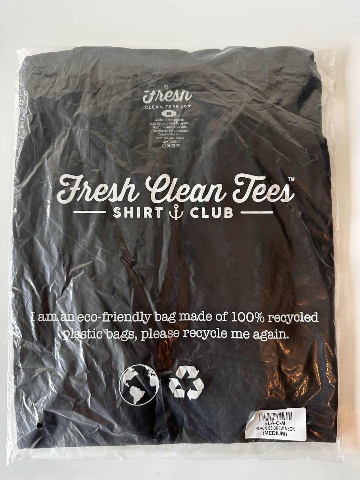 Fresh Clean Threads – Super Soft – Premium T-Shirts – Tees – M/L/XL/XXL – Black