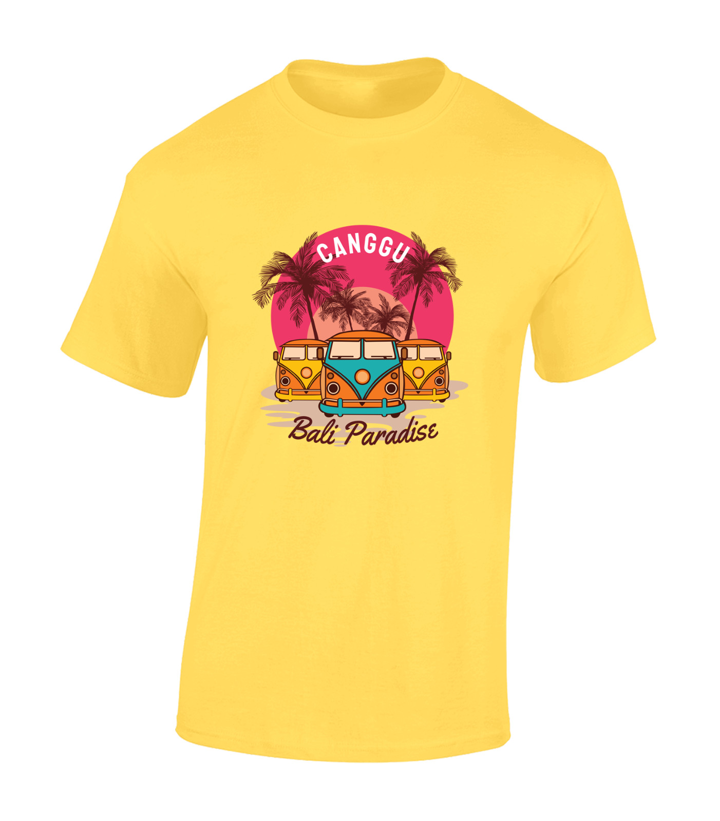 CANGGU BALI PARADISE MENS T SHIRT BEACH SUMMER HOLIDAY CASUAL CLOTHING TOP