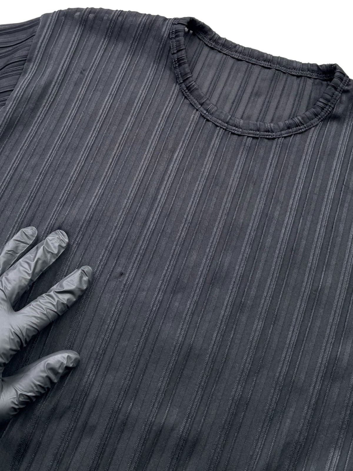 Vintage Pleated T-Shirt W389 Men’s Size S