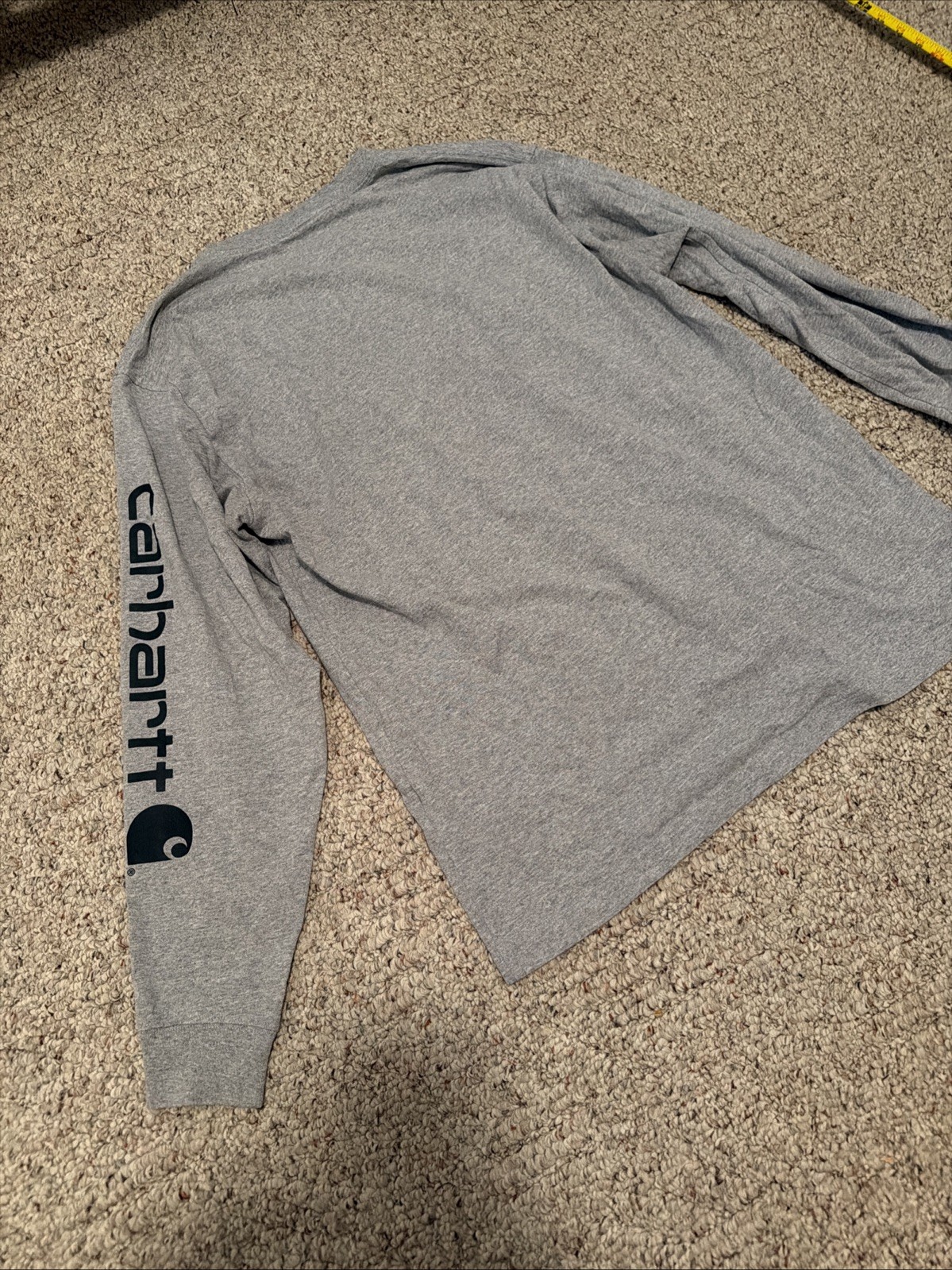 Carhartt Men’s Loose Fit Long-Sleeve Shirt Size Large Gray