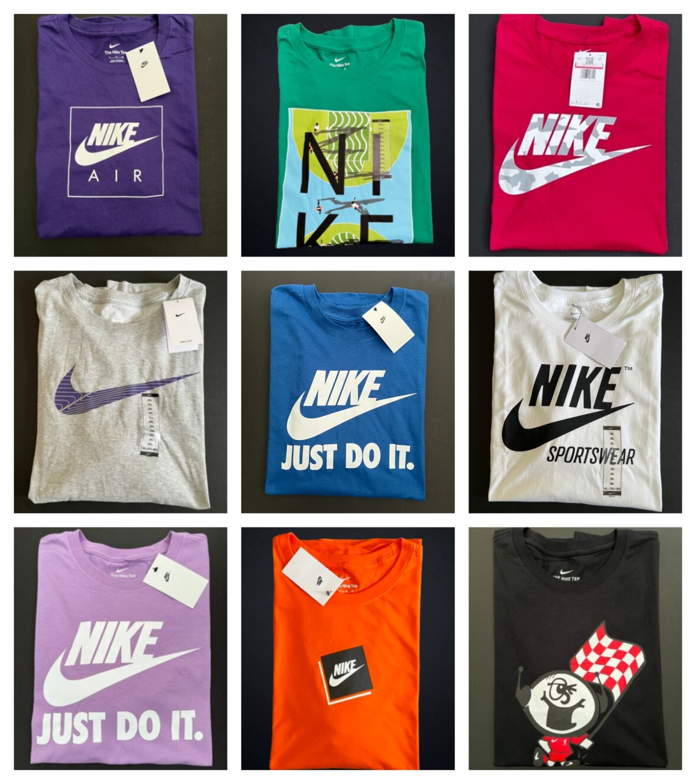 🔥 NWT Nike T-shirt Men’s Short Sleeve Logo Swoosh Just Do It Sz M – 3XL 🔥