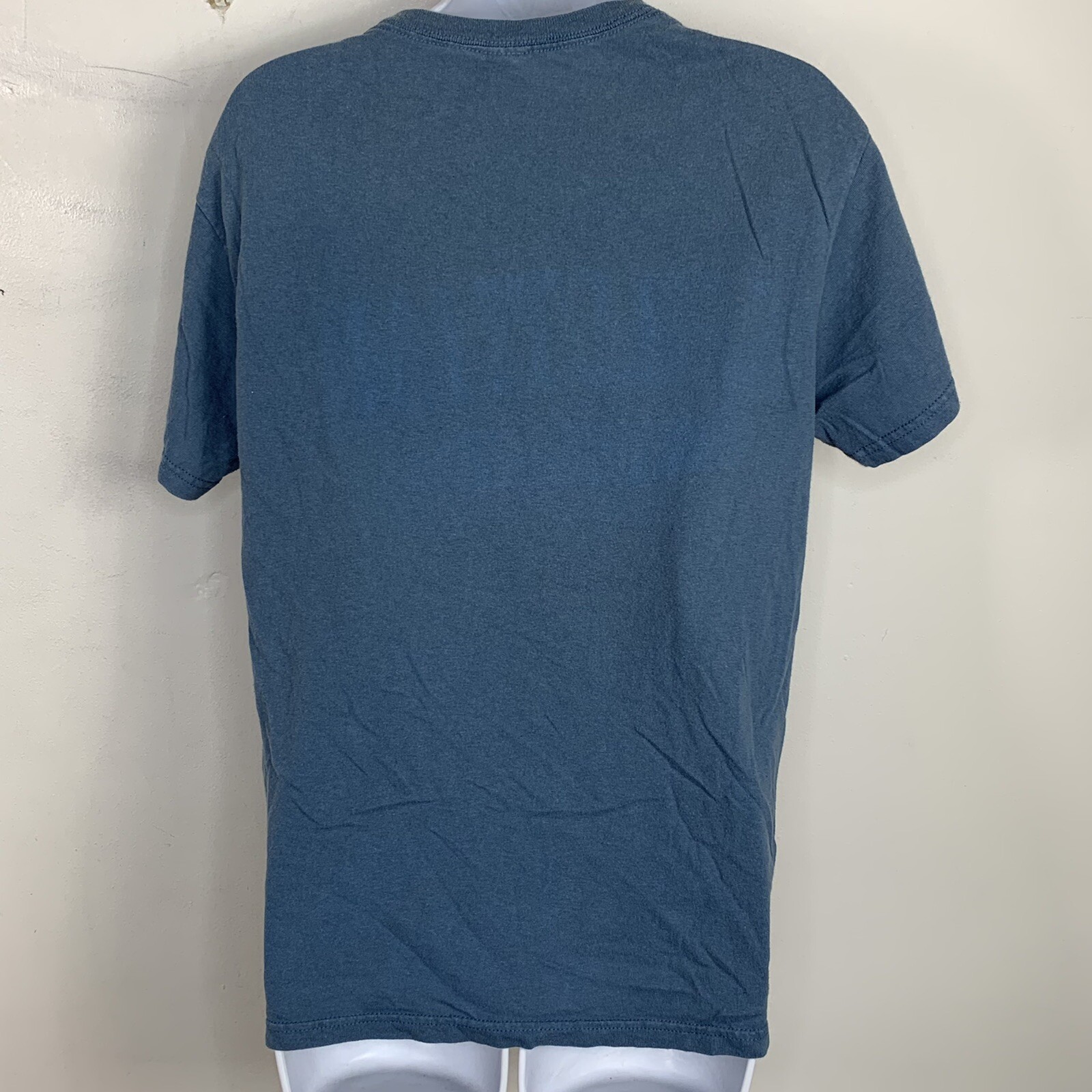 Delta Pro Weight T Shirt sz M Blue Sebastian Florida Retro Tourist Chic Casual