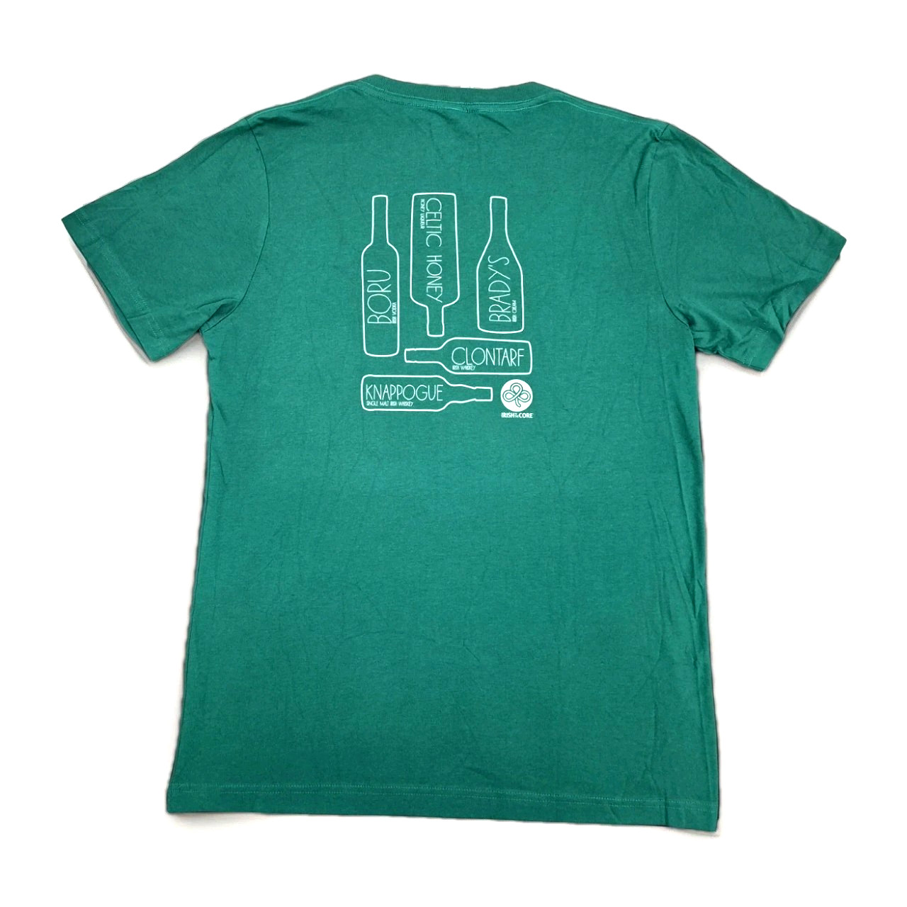 Caskers Irish To The Core Green Bella + Canvas T-Shirt Unisex NEW